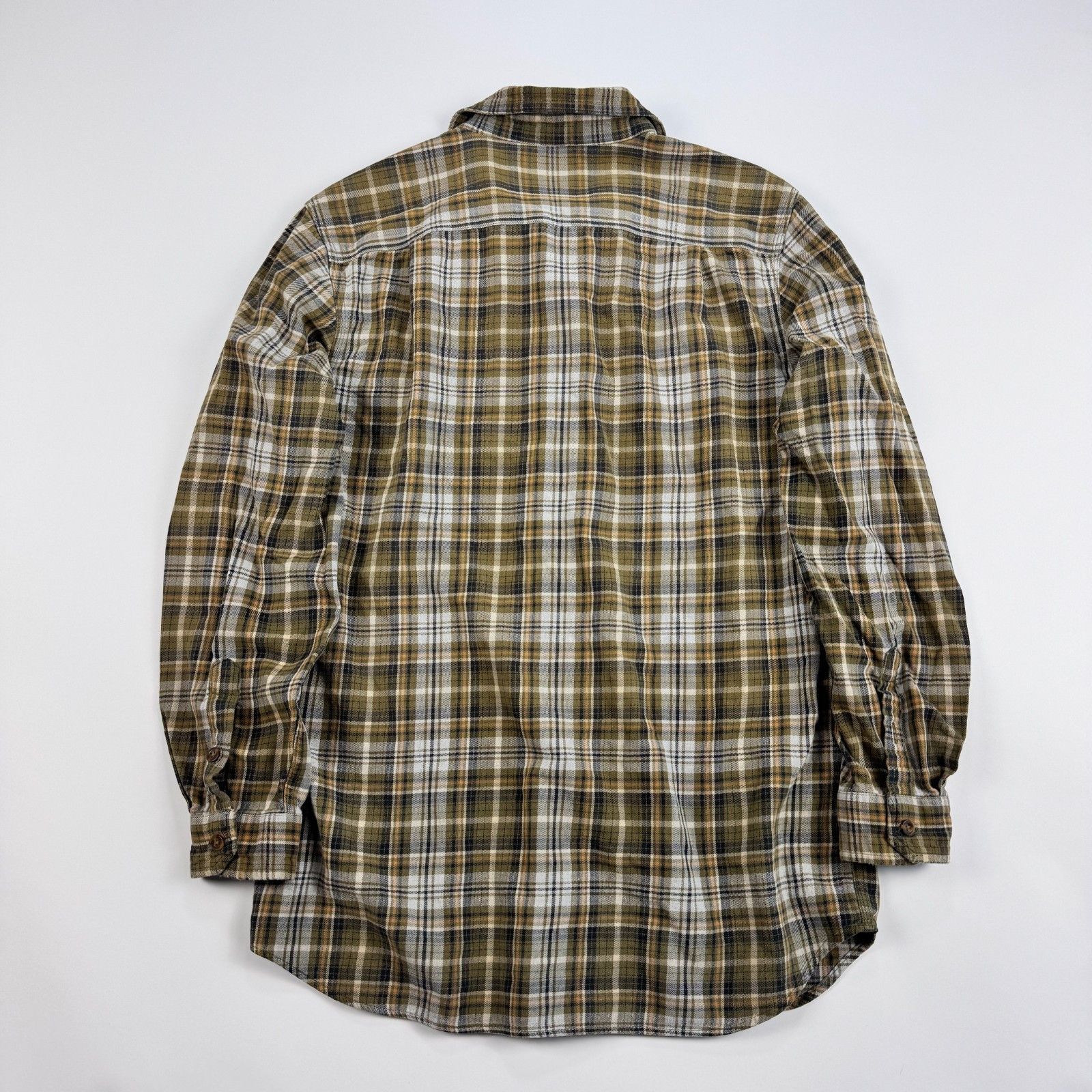 Carhartt Carhartt Plaid Flannel Shirt Distressed Workwear L Size US L / EU 52-54 / 3 - 2 Thumbnail