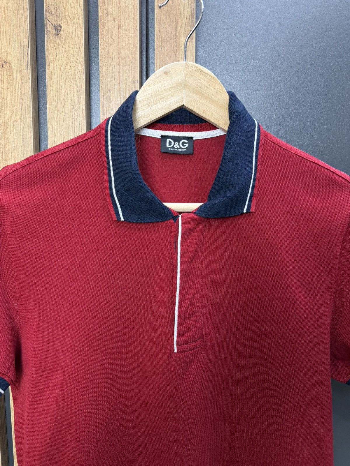 Dolce & Gabbana Dolce & Gabbana D&G Red Polo Shirt Size M Size US M / EU 48-50 / 2 - 2 Thumbnail