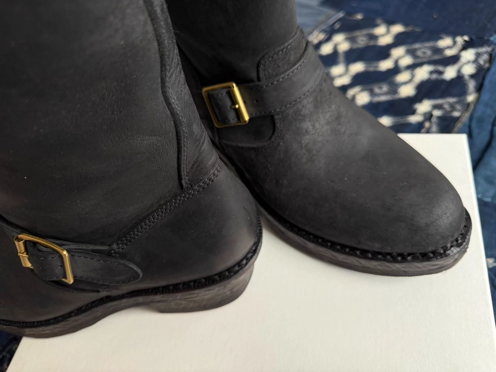 Visvim VISVIM 26SS T.W.O. BOOTS-FOLK Horse Eng Boot Black 9 Cut Size US 9 / EU 42 - 8 Thumbnail