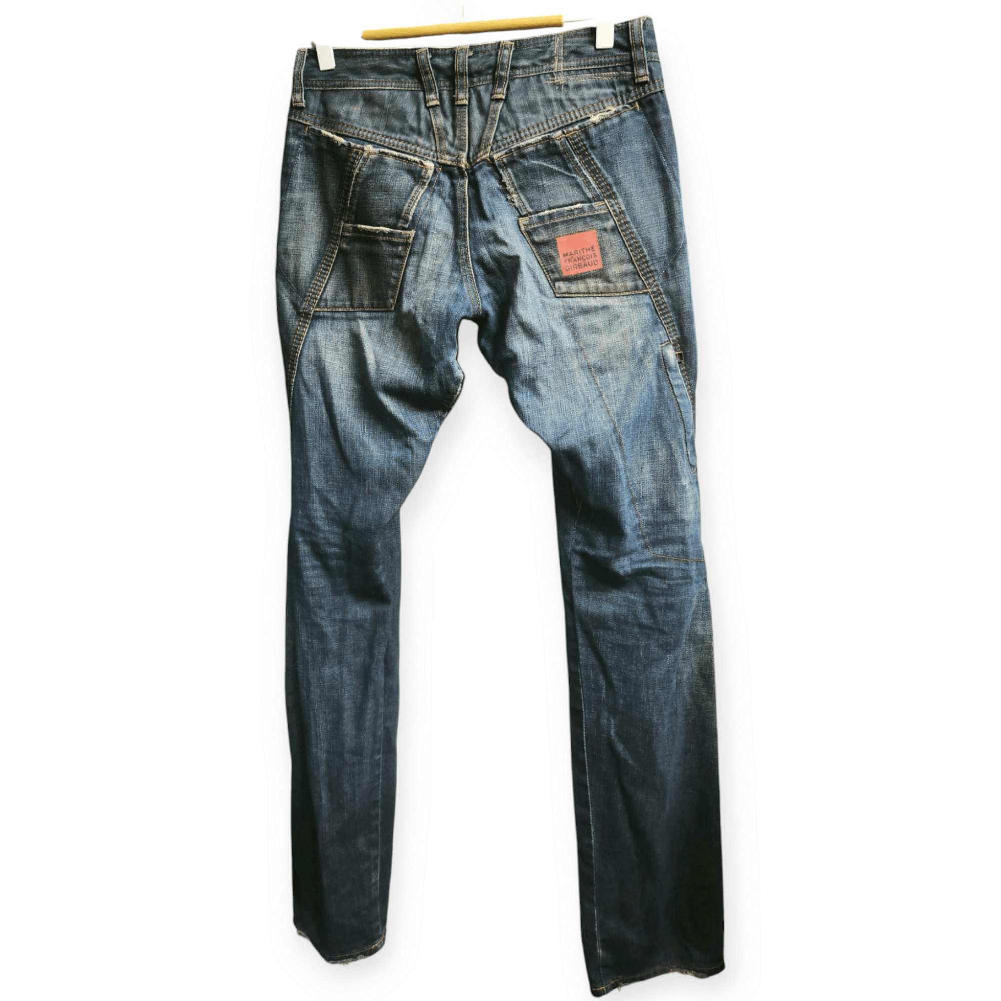 If Six Was Nine × Japanese Brand × Marithe + Francois Girbaud Le Jean De Bushpant Slim Fit Pocket Jeans Size US 30 / EU 46 - 6 Thumbnail