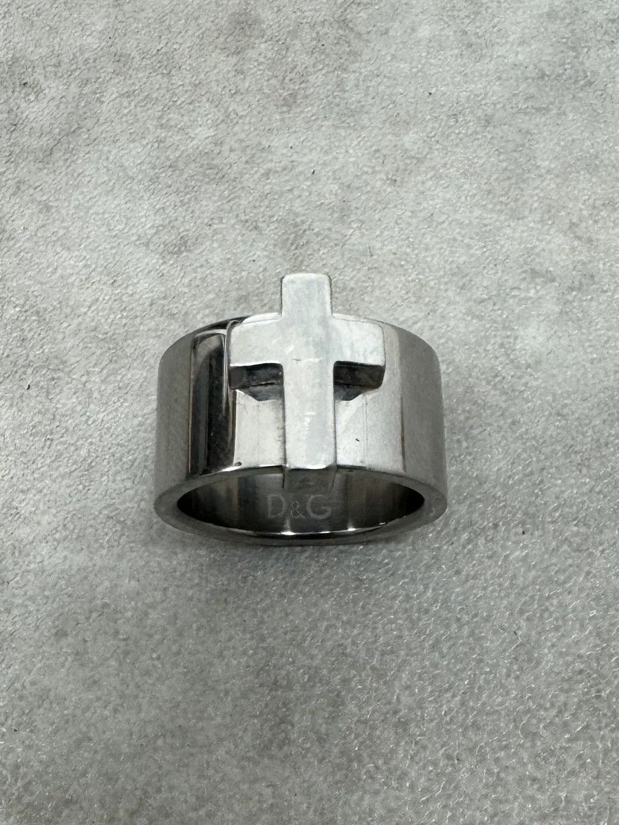 Dolce & Gabbana 2000s Dolce & Gabbana 3D Cross Ring Size ONE SIZE - 1 Thumbnail