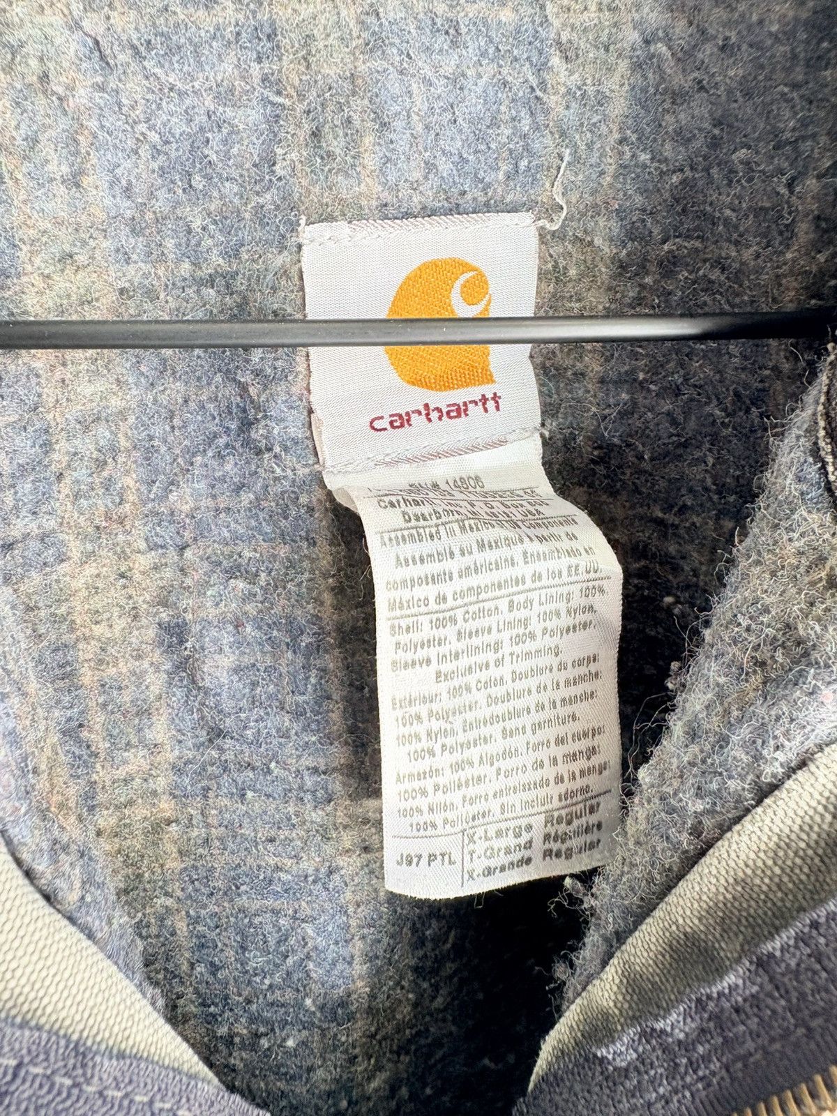 Carhartt Vintage Carhartt Detroit Faded Thrashed Jacket ERD GRUNGE Size US XL / EU 56 / 4 - 9 Thumbnail
