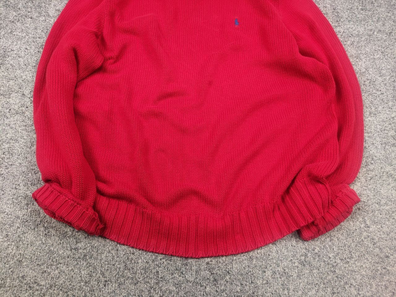 Polo Ralph Lauren Vintage 90's Polo Ralph lauren Pony knit Crew chek Sweater Size US L / EU 52-54 / 3 - 5 Thumbnail