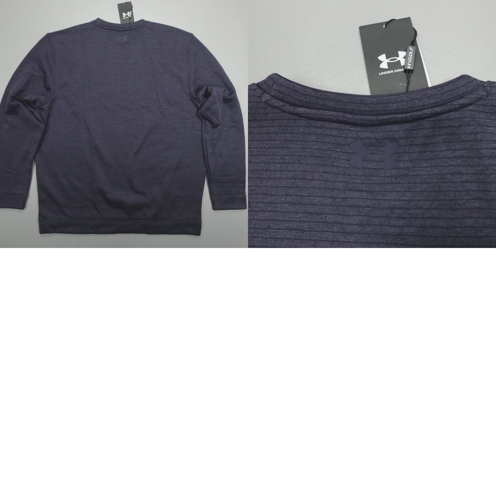 Under Armour Under Armour UA Golf Storm Fleece Sweater Mens 2XL Striped Sweatshirt Pullover Crew Neck Blue 1373675-410 Size US XXL / EU 58 / 5 - 8 Thumbnail
