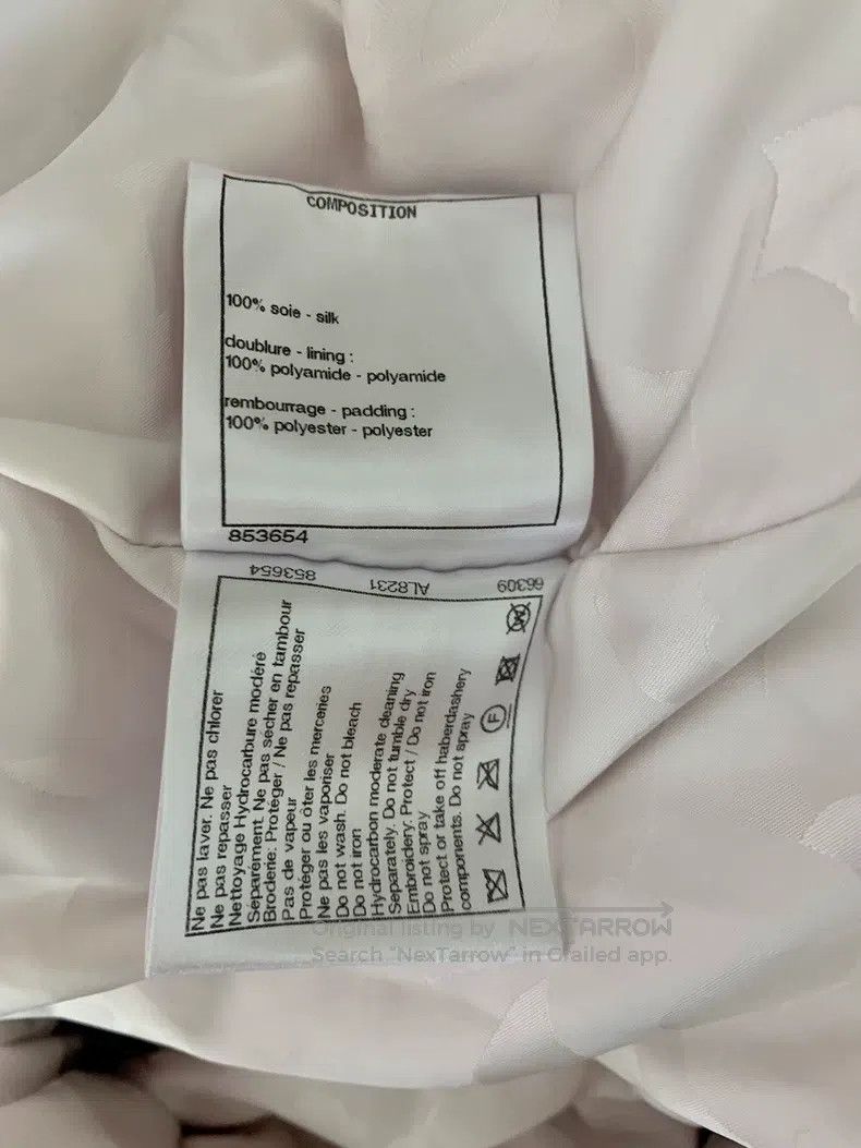 Chanel Chanel 23C pink and white plaid logo waist jacket Size S / US 4 / IT 40 - 9 Thumbnail