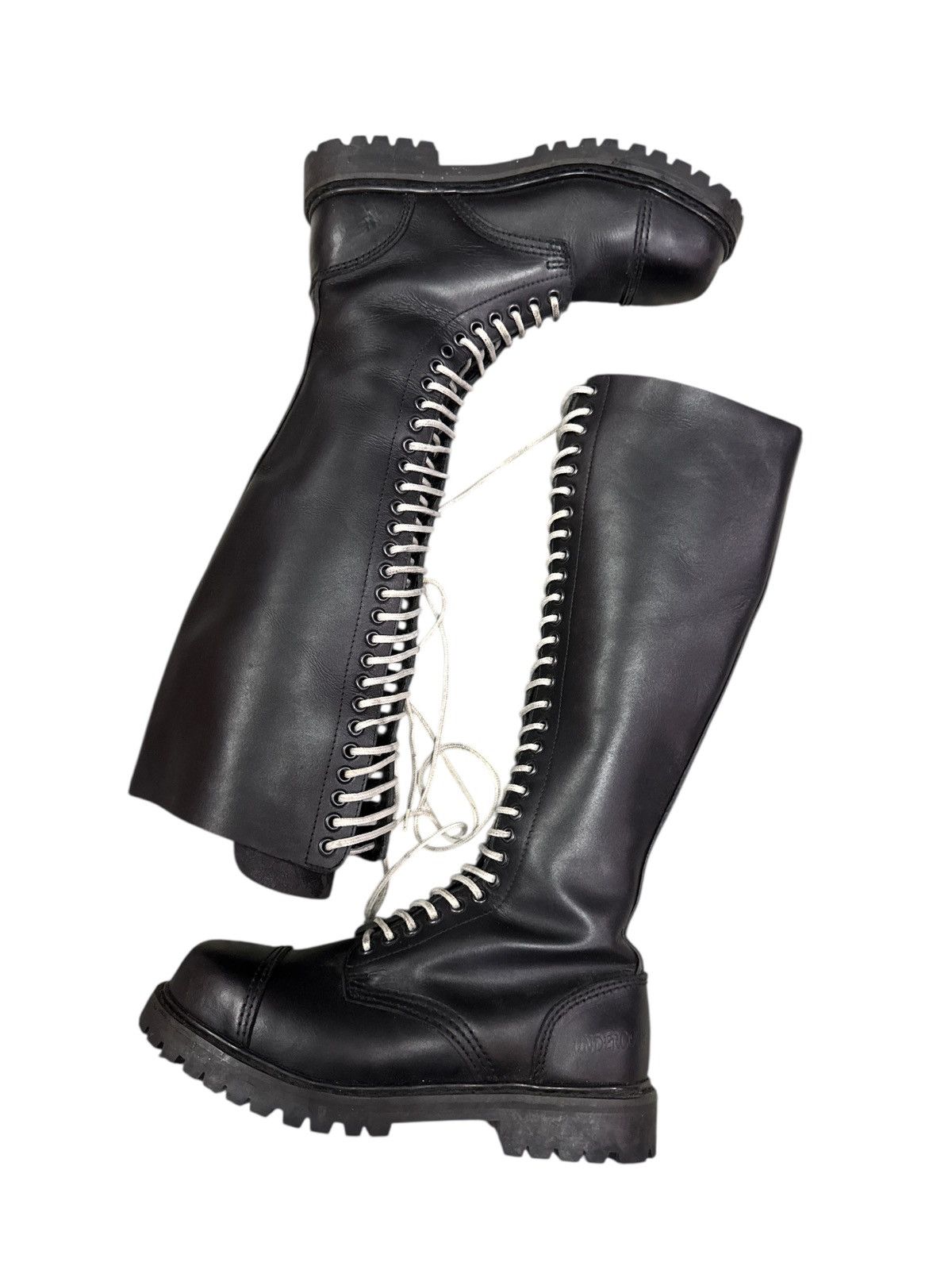 Undercover UNDERCOVER ENGLAND 30 EYES LEATHER BOOTS Size US 9.5 / IT 39.5 - 3 Thumbnail
