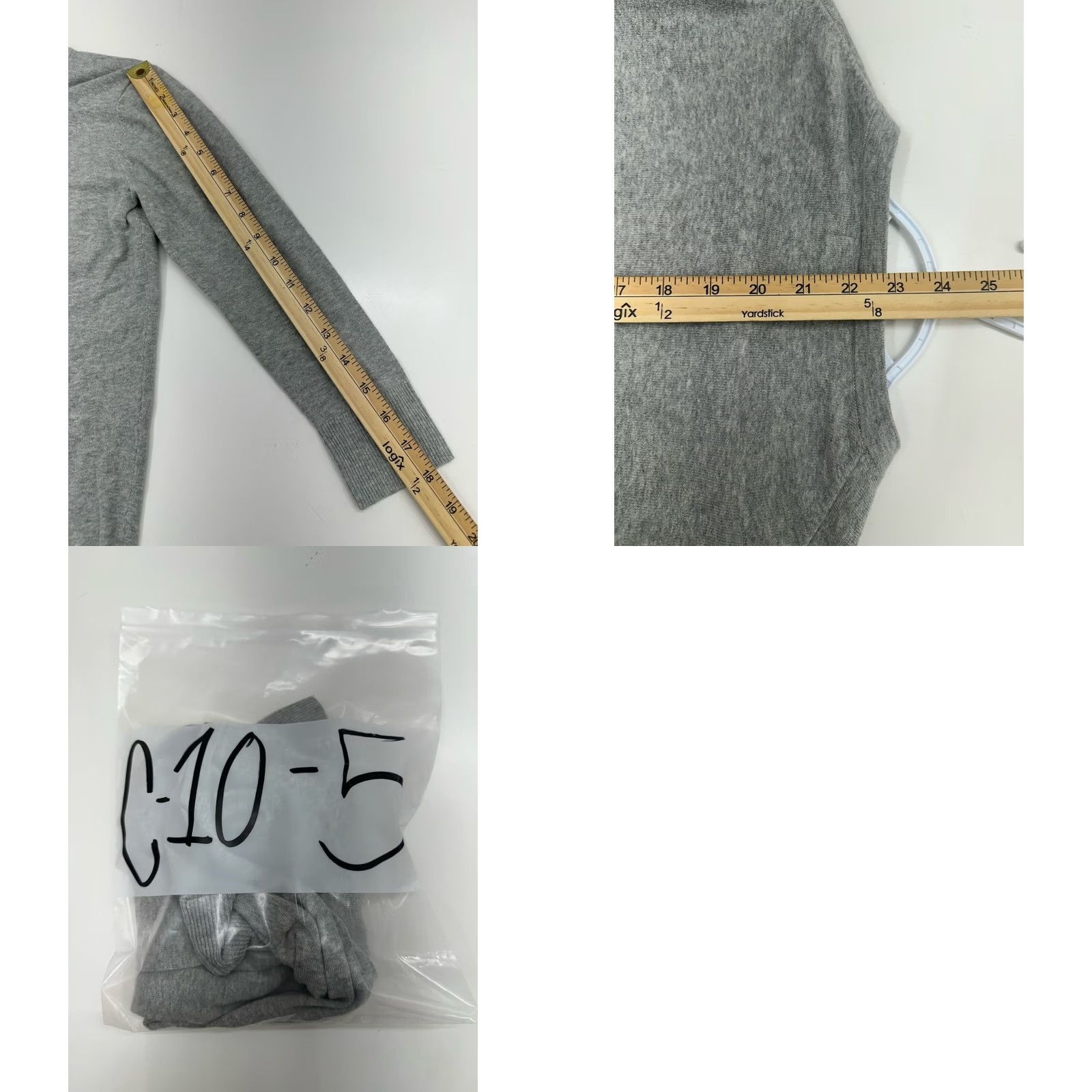 Merona Merona Sweater Cardigan Womens XS Gray Long Sleeve Button Up Lightweight Size XS / US 0-2 / IT 36-38 - 8 Thumbnail
