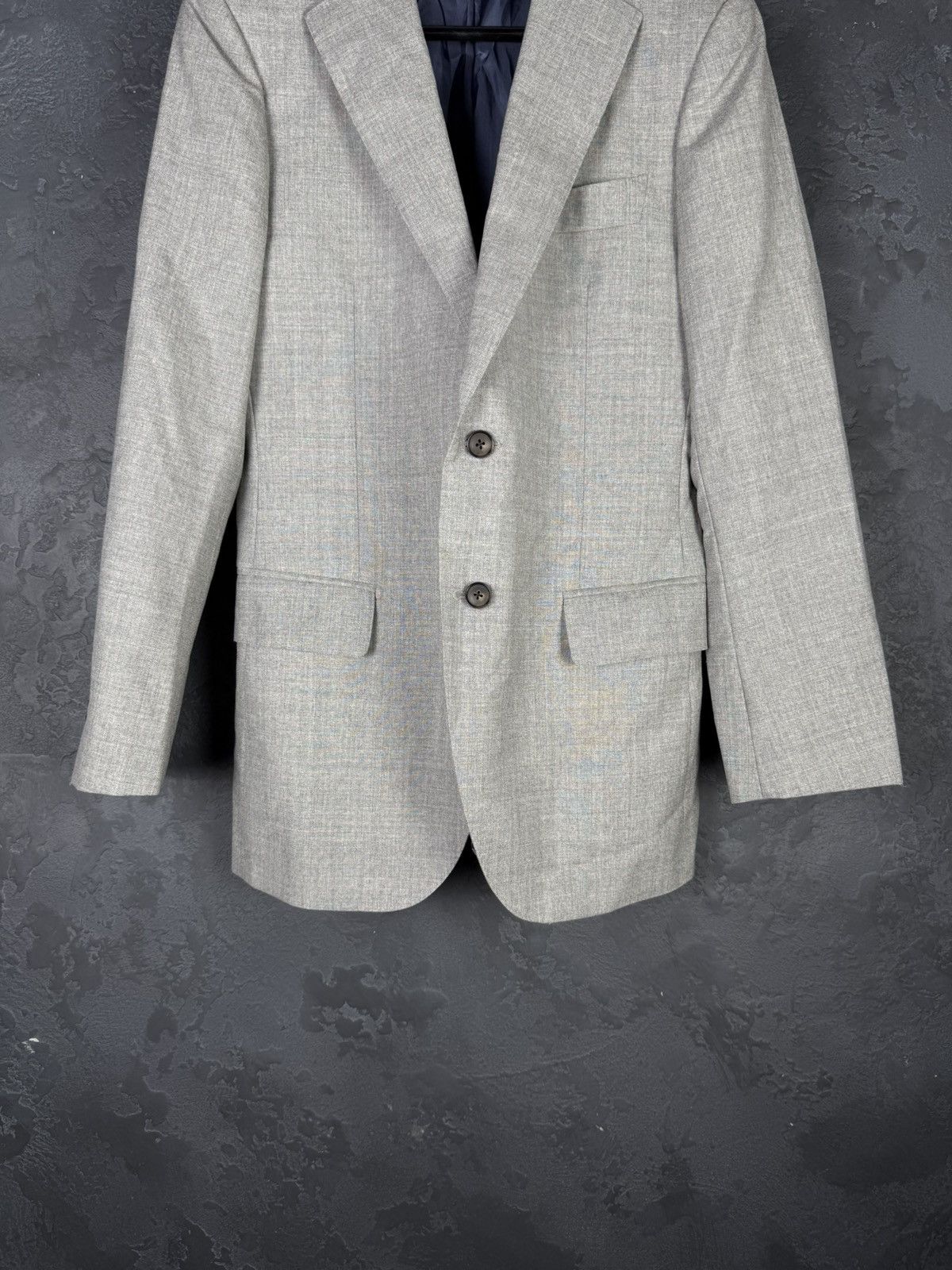 Suitsupply SUITSUPPLY Lazio Single Breasted FL Pure Wool Men’s Blazer Size 46R - 3 Thumbnail