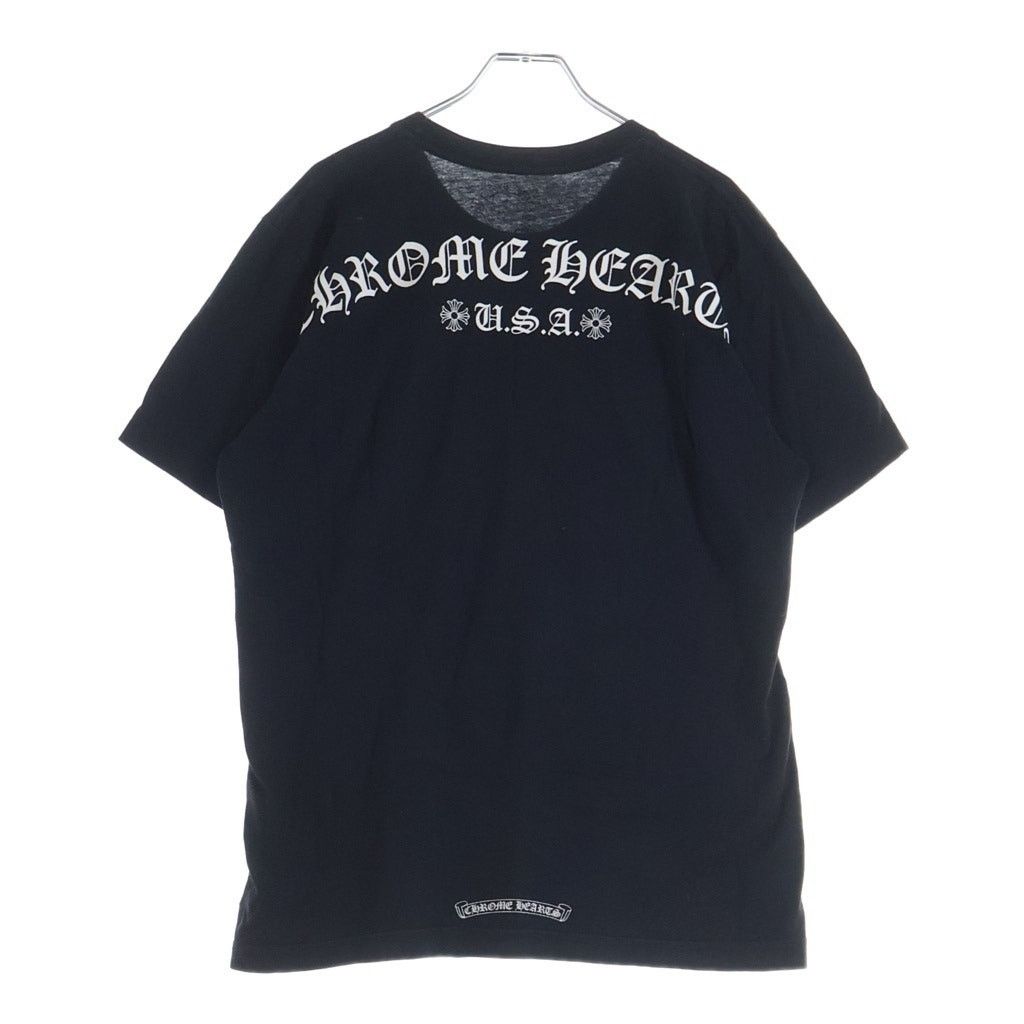 トップス CHROME HEARTS Back Arch USA Logo Tee Chrome Hearts CHROME HEARTS Black Back Arch Logo T-Shirt | Grailed