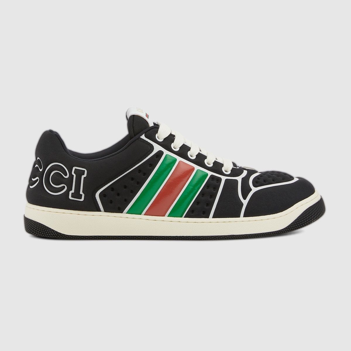 Gucci o1loc1c0625 Screener Sneakers With Web in Multicolor Size US 8.5 / EU 41-42 - 1 Thumbnail