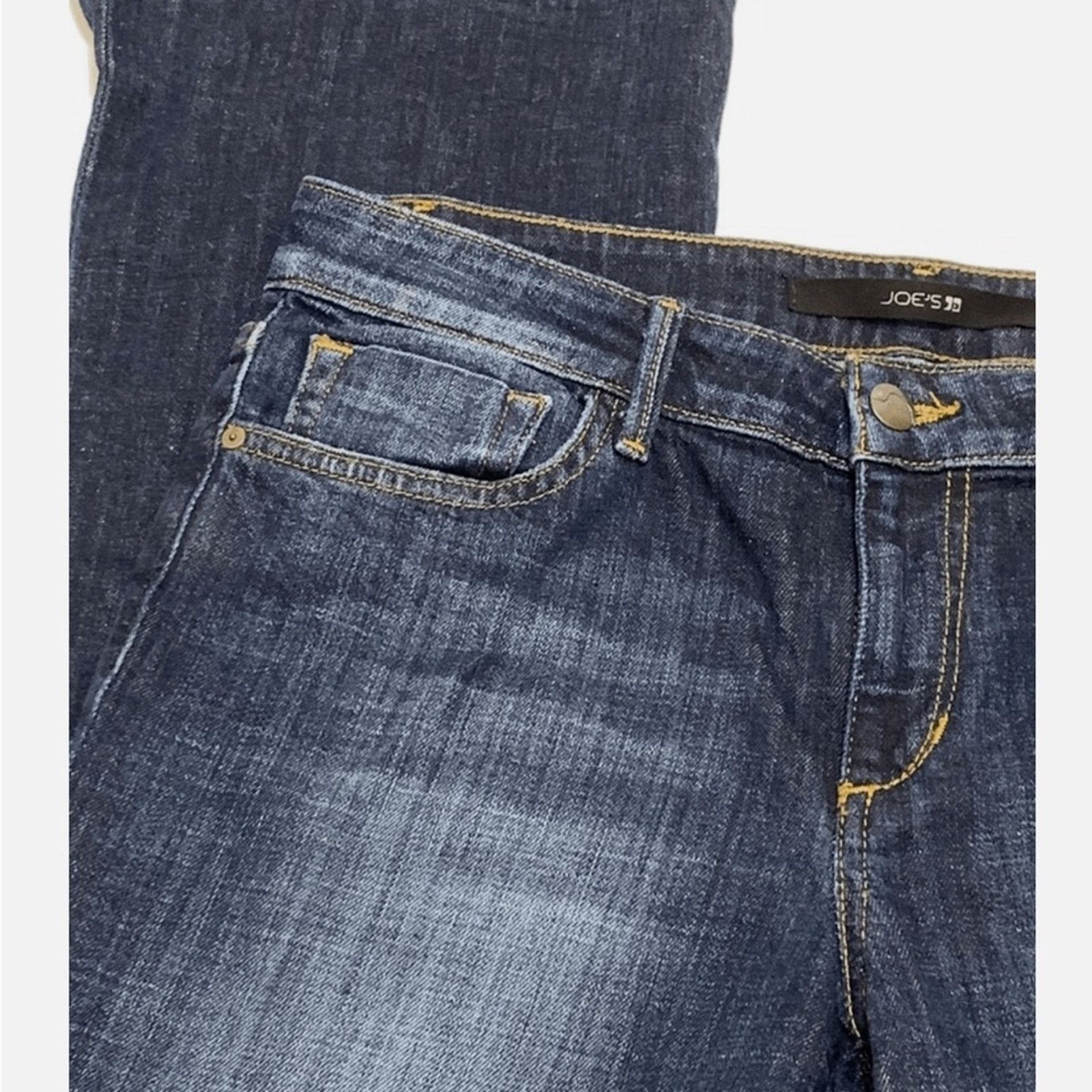 Joe's Joes Jeans Dark Blue Women's Jeans Size 28" / US 6 / IT 42 - 4 Thumbnail