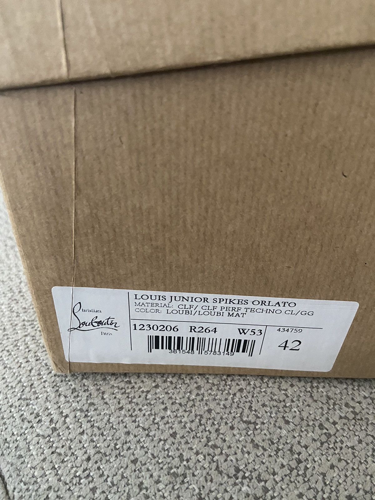 Christian Louboutin Christian Louboutin Louis junior spikes orlato red cl Size US 9 / EU 42 - 8 Thumbnail