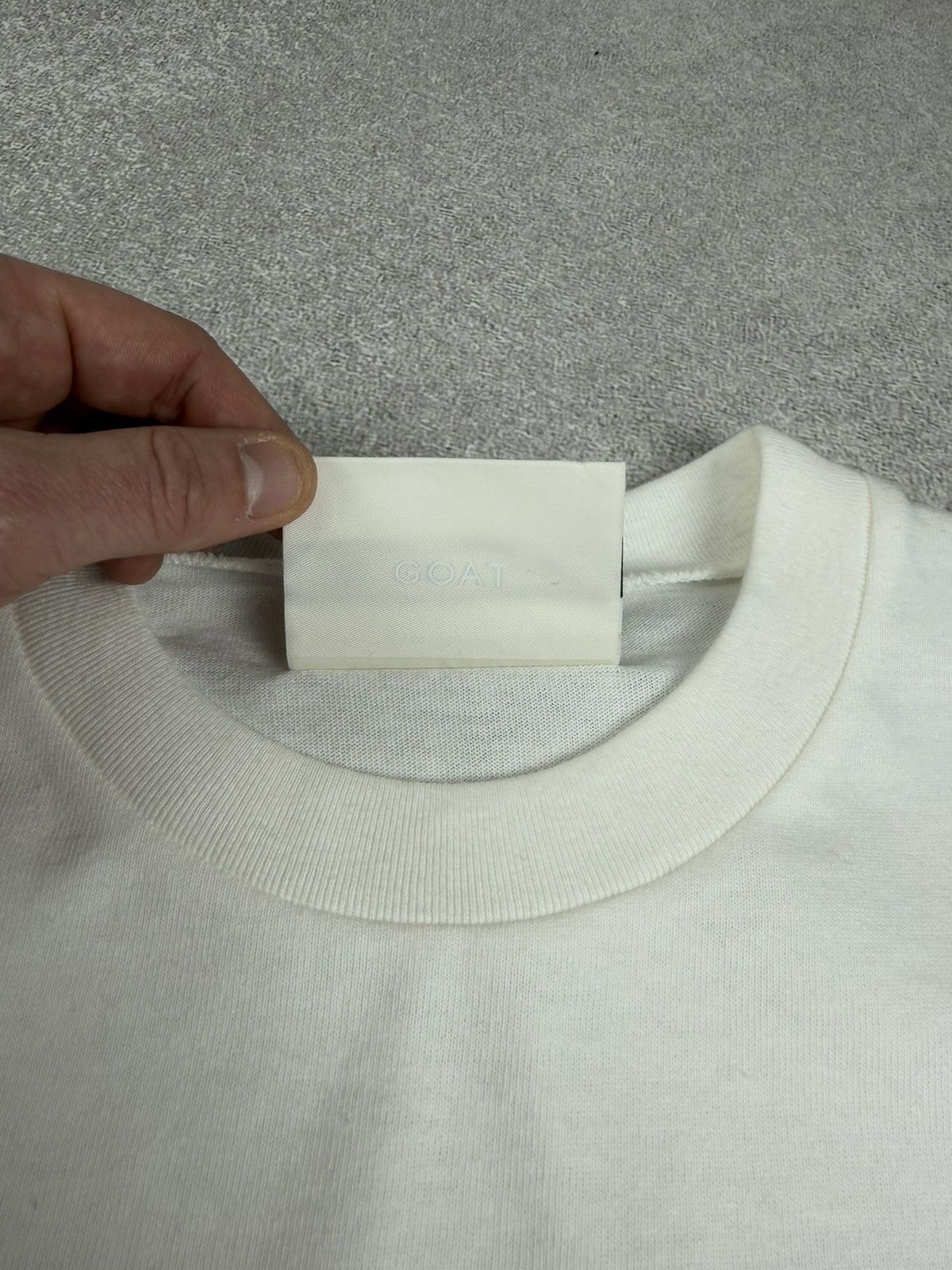Other Kandis Williams x GOAT Art Basel Logo Tee One Size Size US M / EU 48-50 / 2 - 10 Thumbnail
