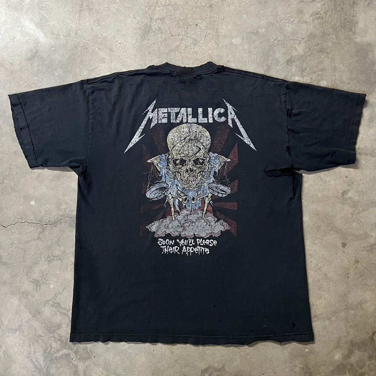 Vintage 1991 Metallica Pushead ?? Distressed Band T-Shirt