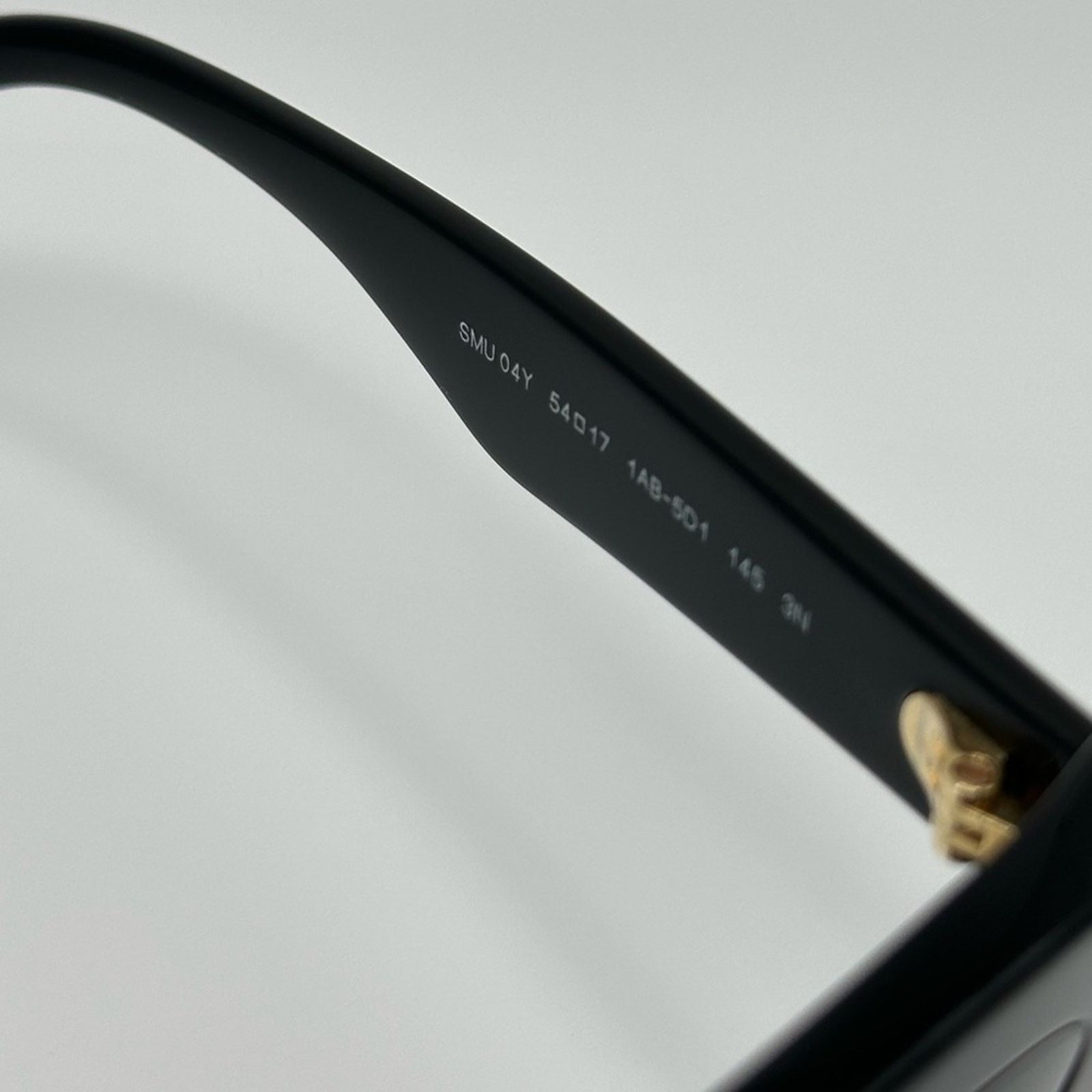 Miu Miu NEW MIU MIU MU04YS 1AB5D1 Black Gradient Grey Women Size ONE SIZE - 8 Thumbnail