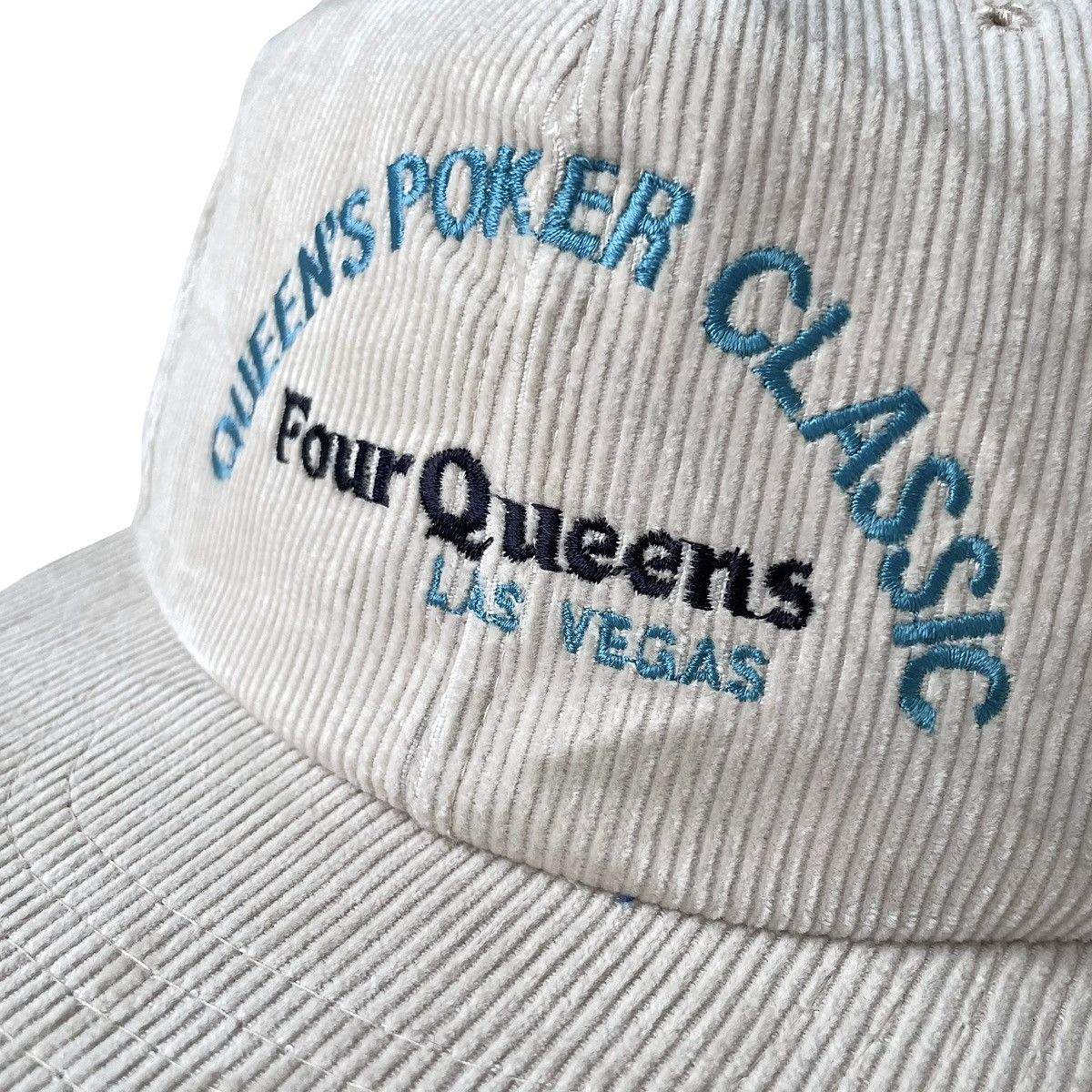 Vintage Four Queens Las Vegas Vintage 1980s Corduroy Promo Cap Size ONE SIZE - 2 Thumbnail