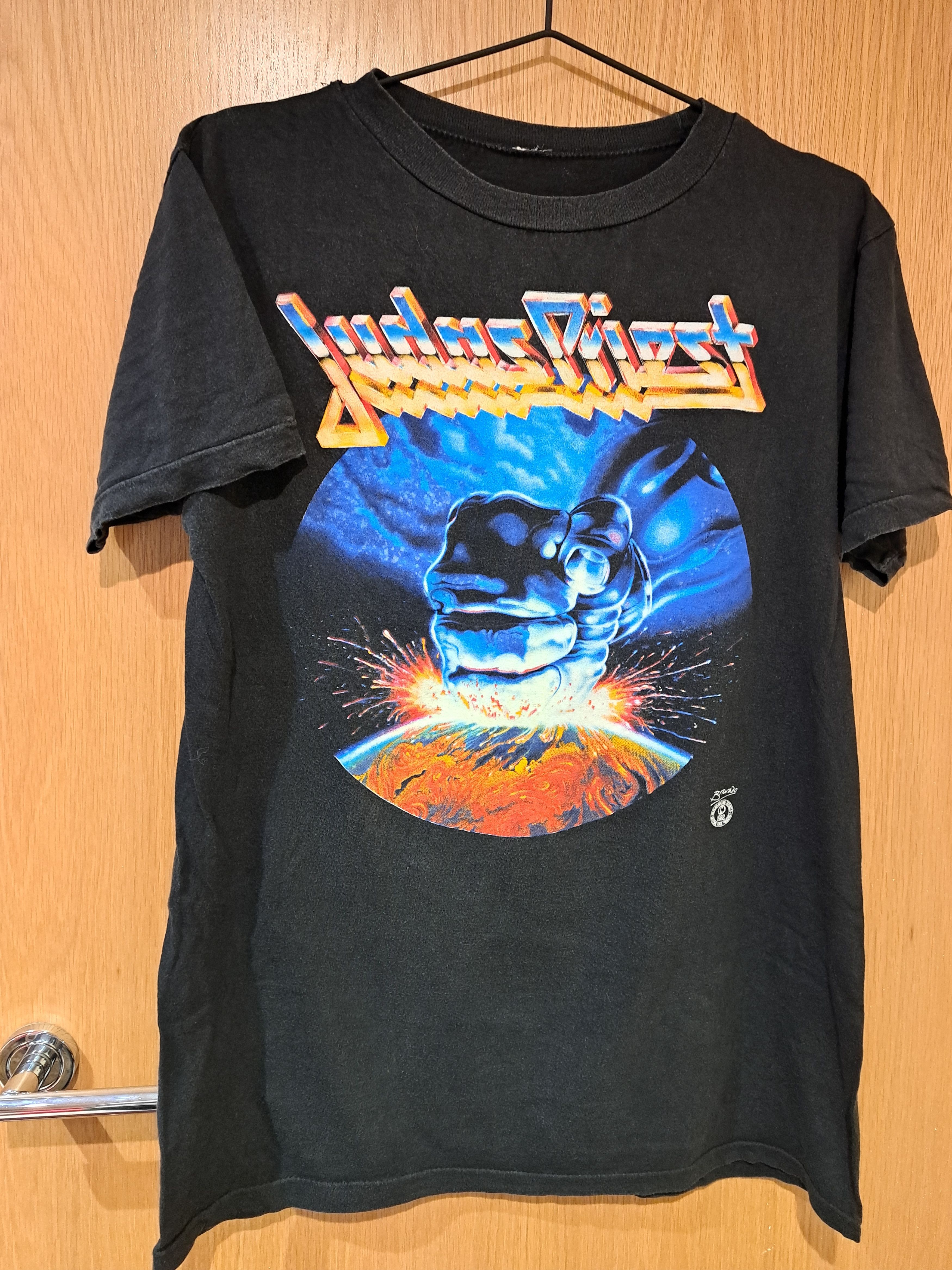 Band Tees × Vintage Vintage 1988 Judas Priest Ram It Down Tour T-Shirt Size US L / EU 52-54 / 3 - 1 Thumbnail