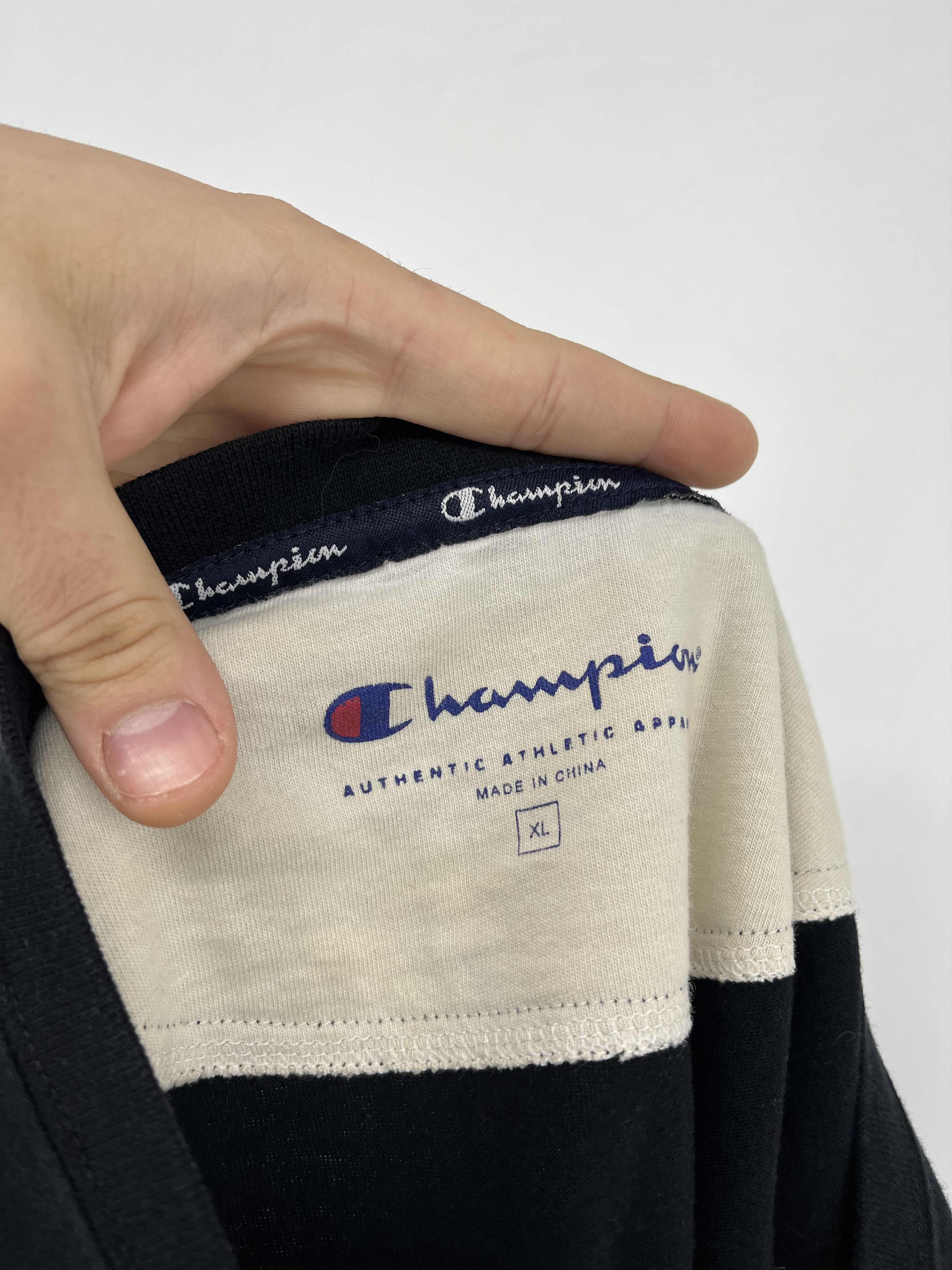 Champion Vintage Y2K Champion Big Logo T-Shirt Streetwear Style Size US XL / EU 56 / 4 - 7 Thumbnail