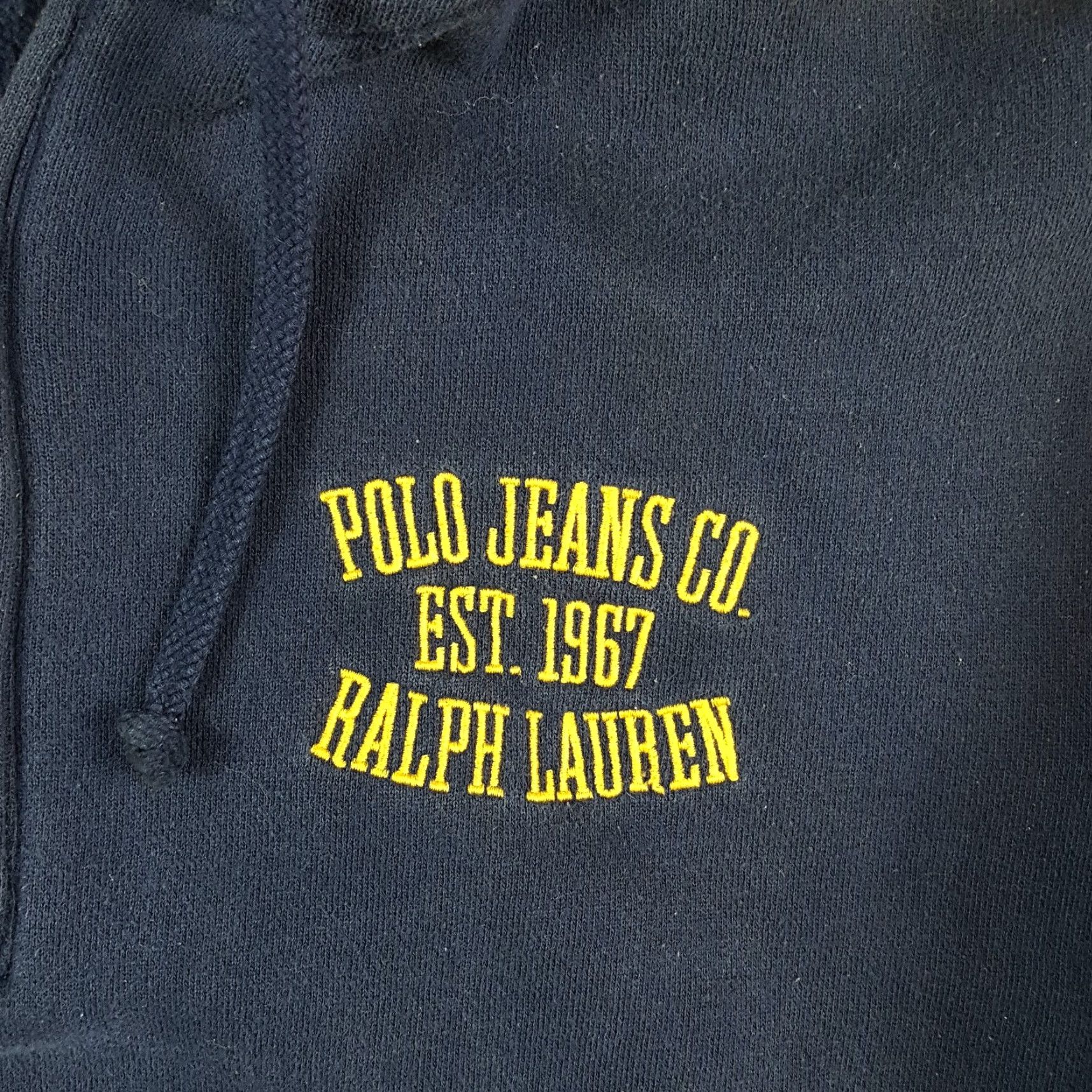 Ralph Lauren Vintage Polo Jeans Ralph Lauren Hoodie Men M 90s Grunge Retro Fleece Pullover Zip Sweatshirt Size US M / EU 48-50 / 2 - 3 Thumbnail