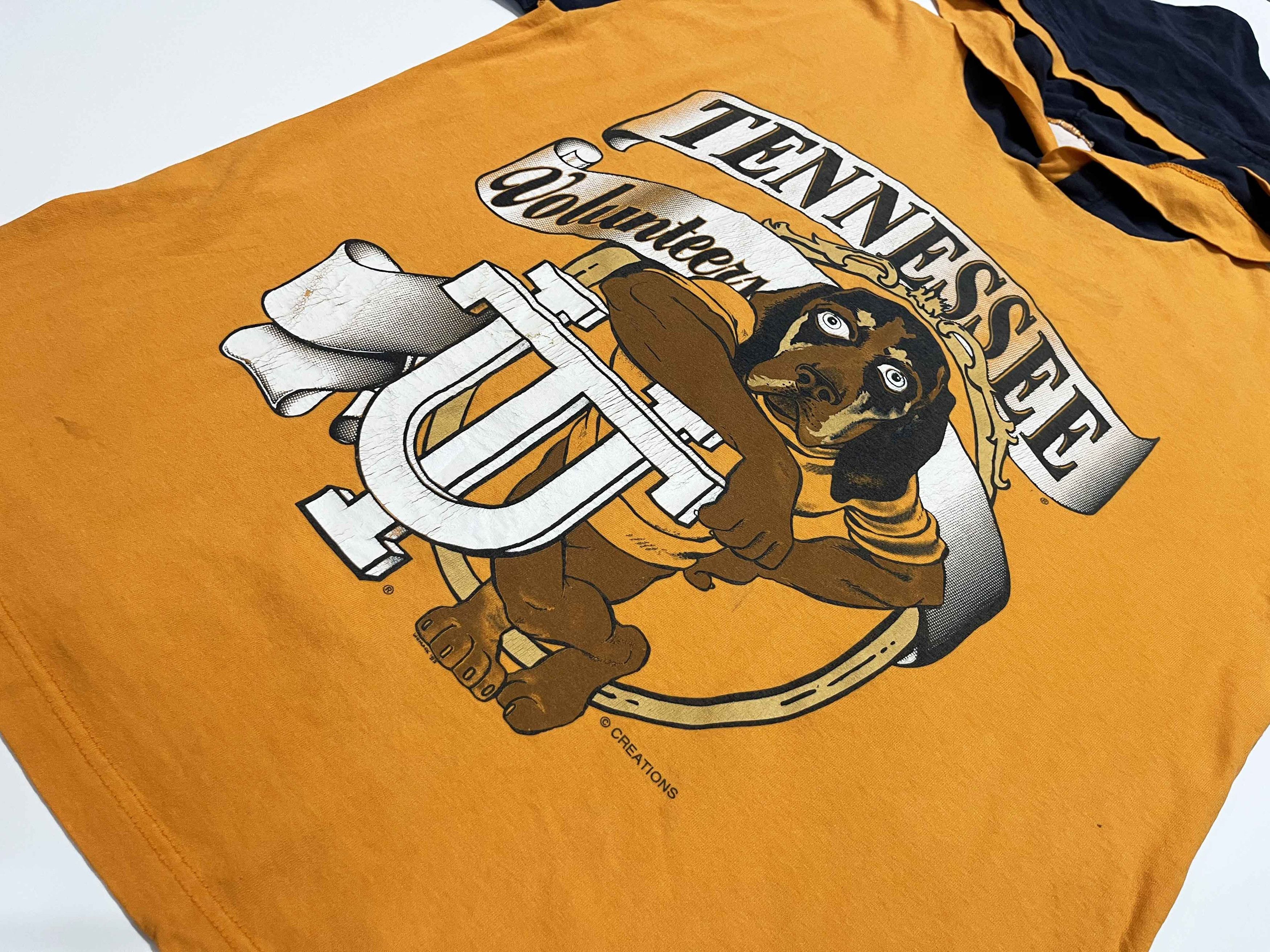 Vintage Vintage NCAA Tennessee Volunteers UT Vols Hoodie T-Shirt Size US L / EU 52-54 / 3 - 4 Thumbnail
