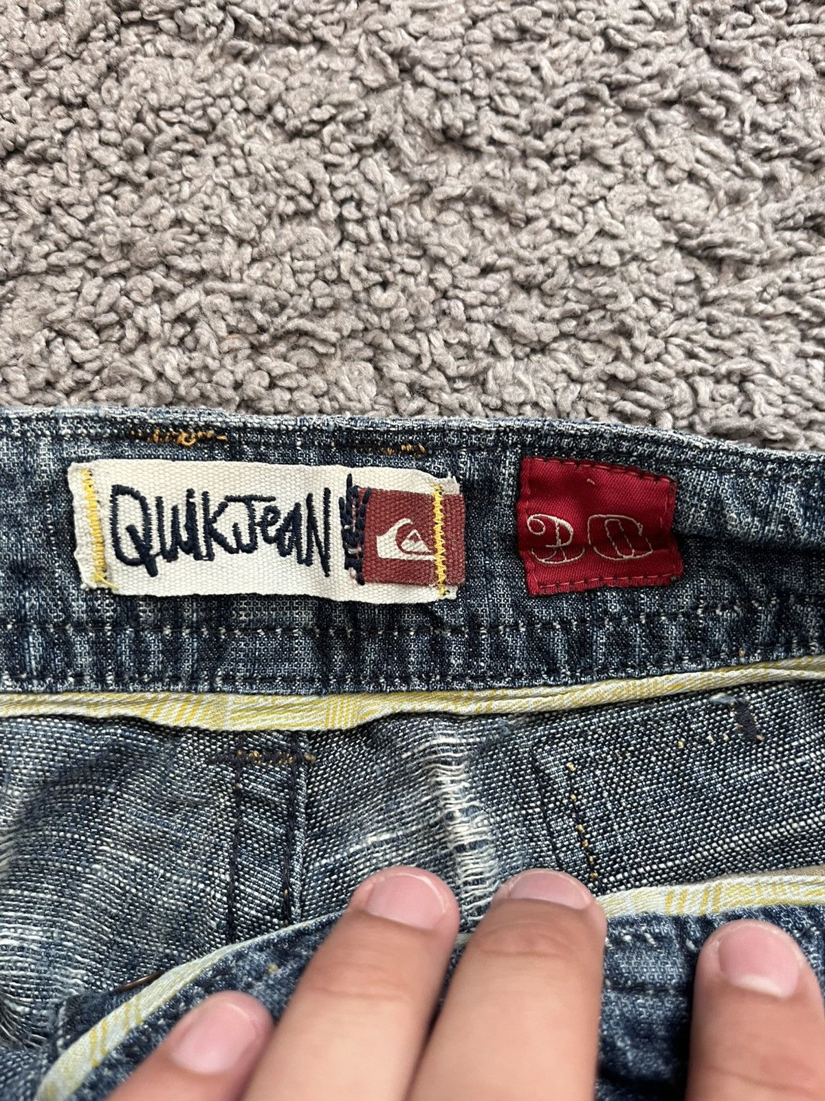Denime Quiksilver vintage jeans Y2k Size US 31 - 5 Thumbnail