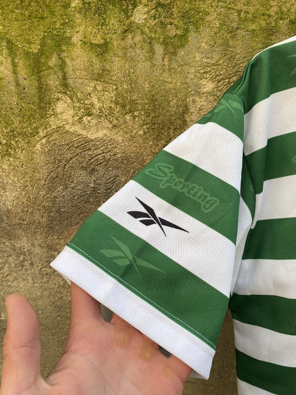 Vintage 1999/00s Reebok Sportling Soccer Jersey