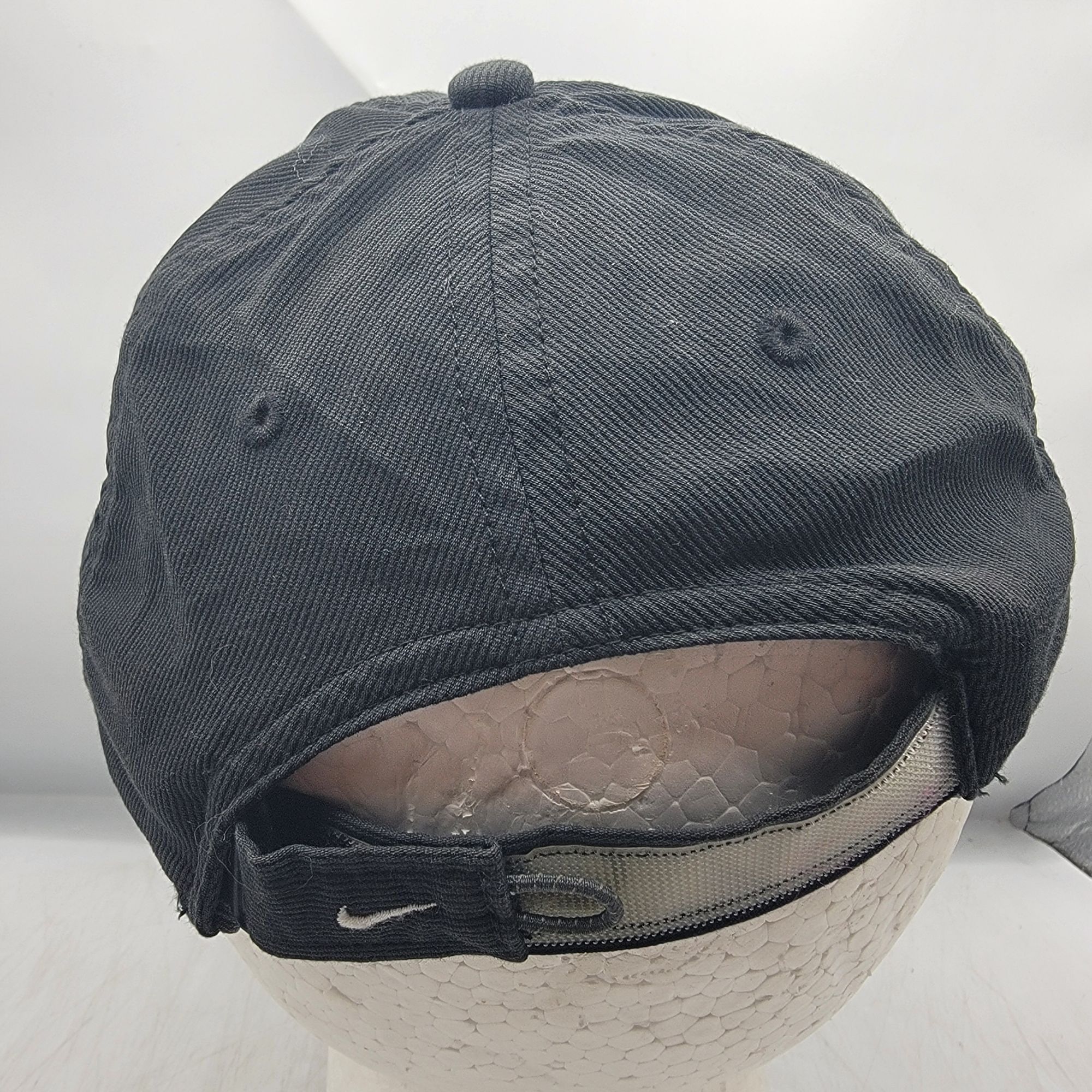 Nike Nike Adults Black Baseball Hat Cap Adjustable Casual Athleti Size ONE SIZE - 3 Thumbnail