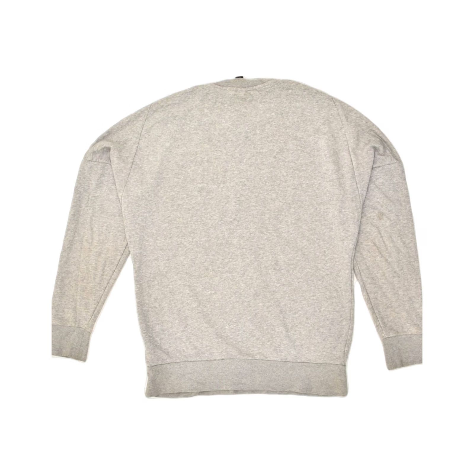 Adidas ADIDAS Mens Sweatshirt Jumper Medium Grey Graphic Loose Fit Cotton Size US M / EU 48-50 / 2 - 2 Thumbnail