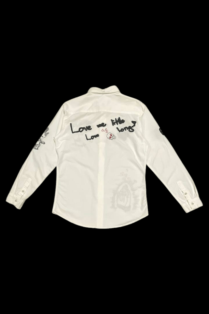 Other crazy sick love j2 poem soul hearts button up long sleeve Size US M / EU 48-50 / 2 - 2 Thumbnail
