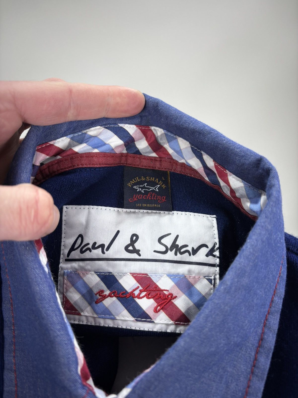 Paul & Shark Mens sweater rugby Paul Shark Size L Color Blue Size US L / EU 52-54 / 3 - 10 Thumbnail