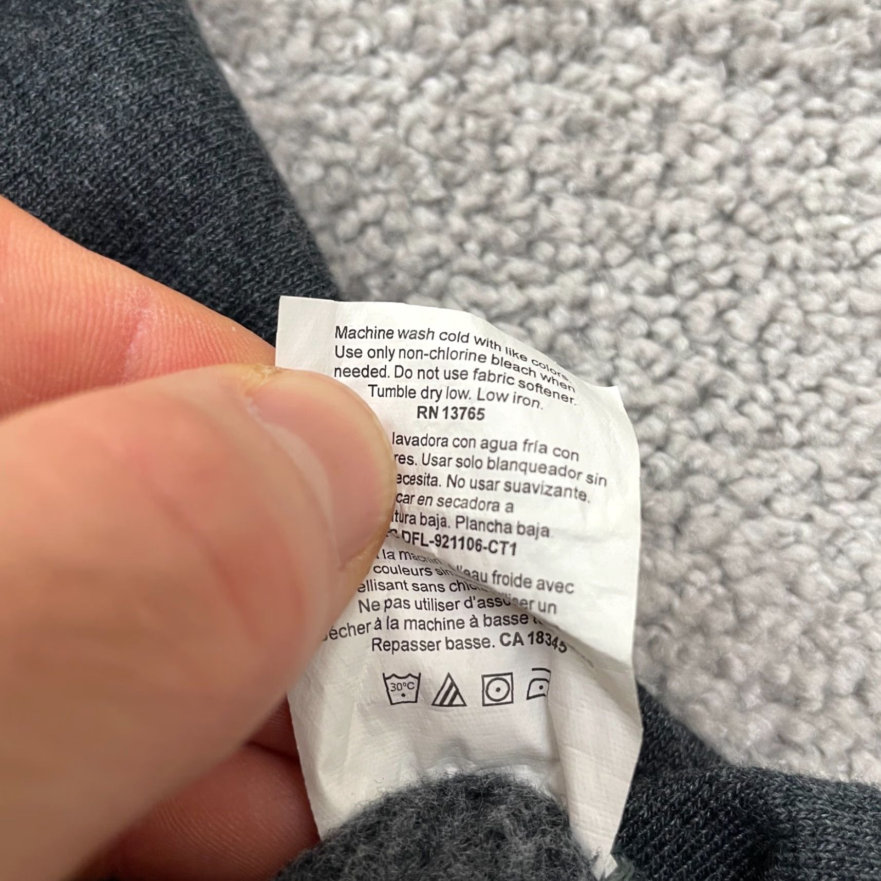 Fruit Of The Loom Fruit of the Loom Pullover Hoodie Womens Small Gray Fleece Drawstring Logo Size S / US 4 / IT 40 - 7 Thumbnail