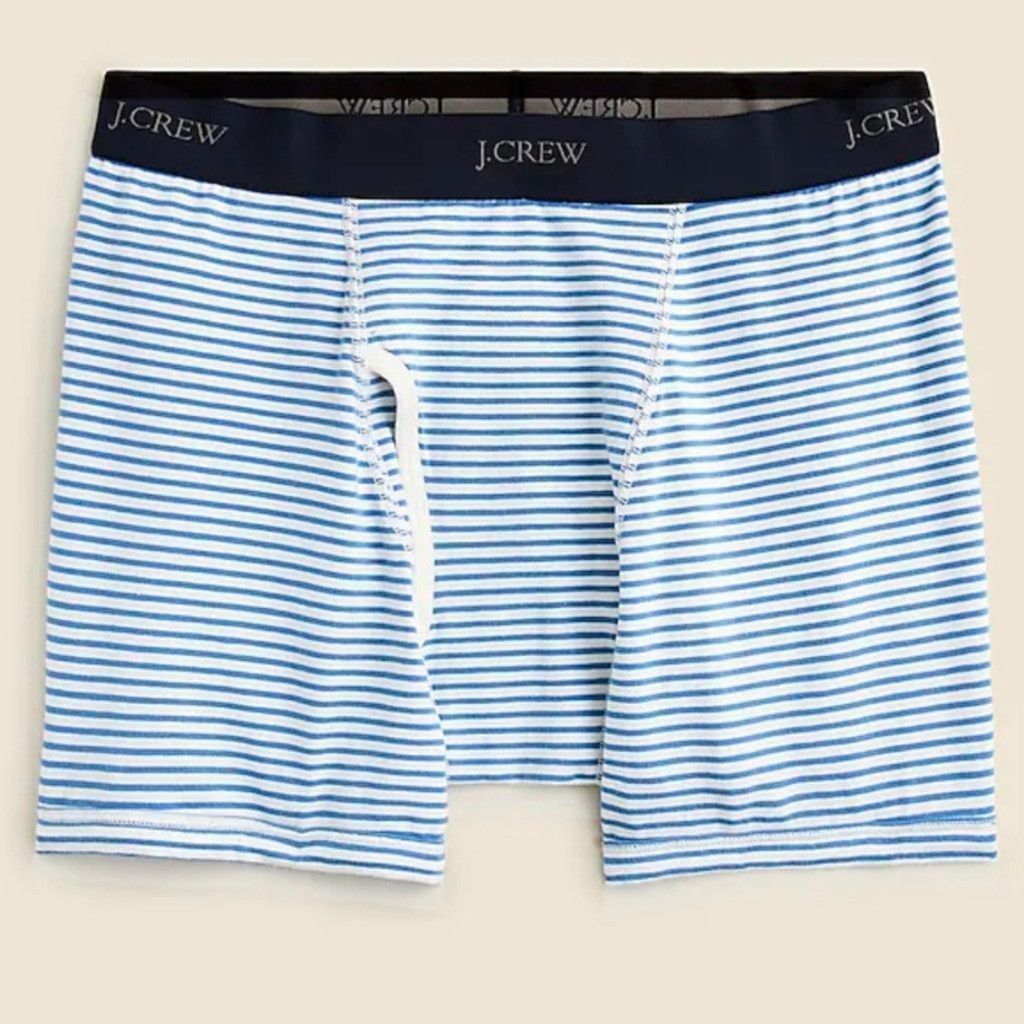 J.Crew J. Crew blue white striped boxer briefs size XL Size 30 - 1 Thumbnail