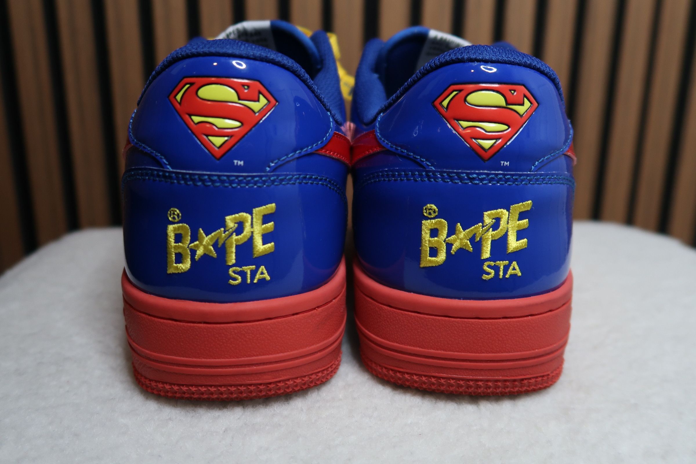 Bape DC Comics x Bapesta Low M1 'Superman Size US 9.5 / EU 42-43 - 3 Thumbnail