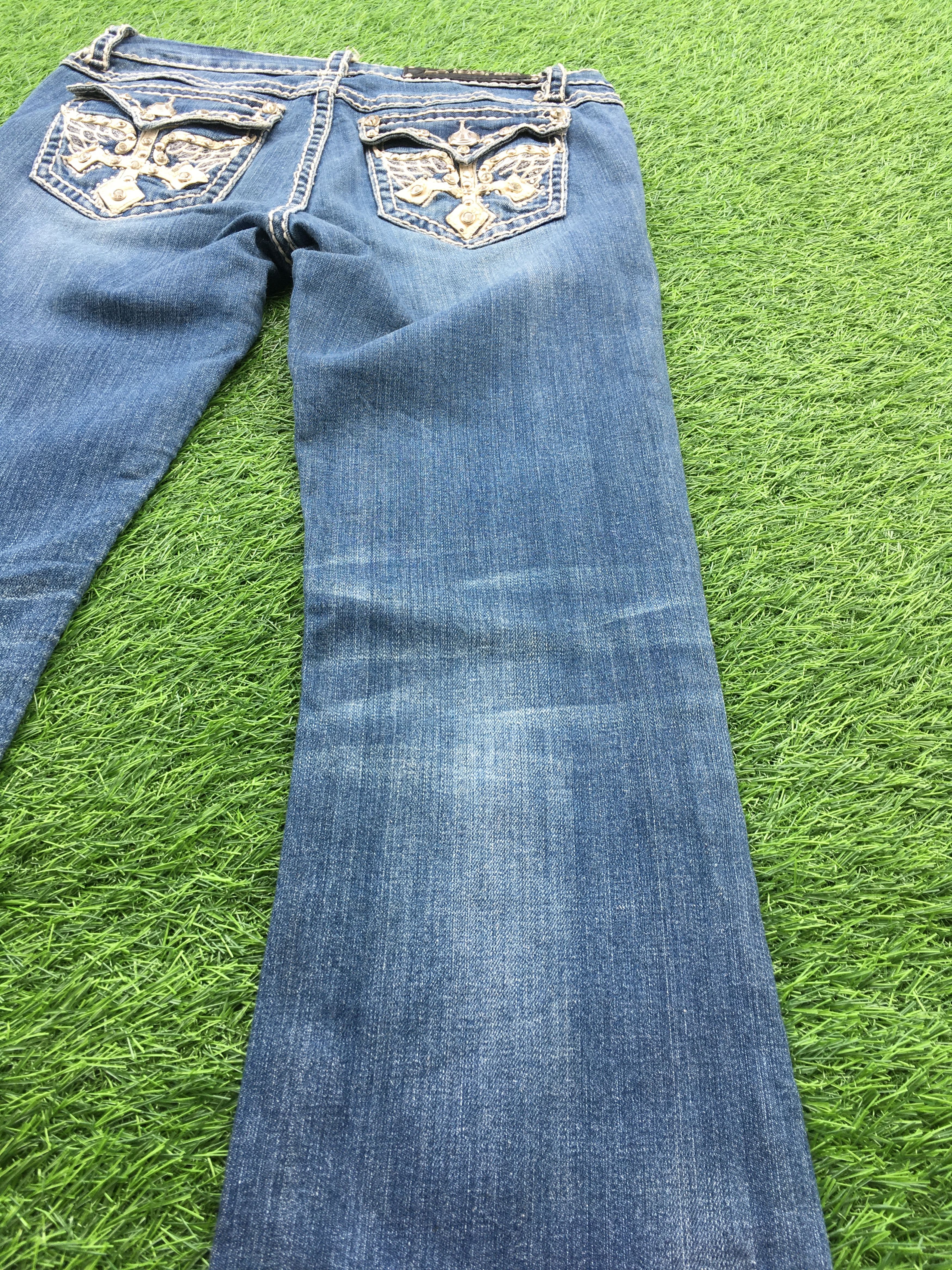 Grace in LA LA Idol USA signature cross boot jeans D-1028 Size 27" / US 4 / IT 40 - 8 Thumbnail