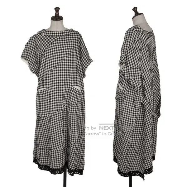 Comme des Garcons Comme Des Garcons Black and White Retro Plaid Dress Size M / US 6-8 / IT 42-44 - 1 Thumbnail