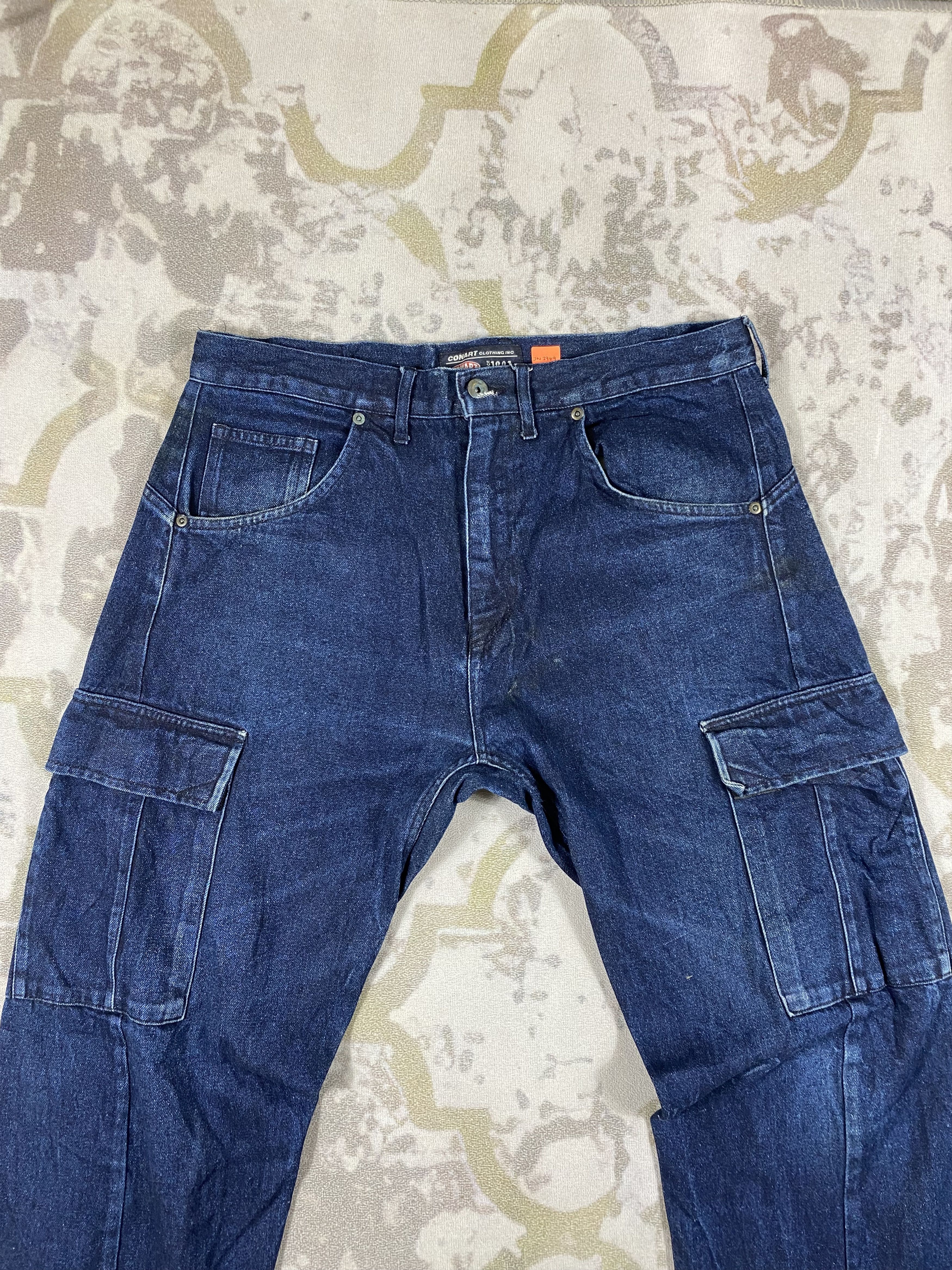 Girl Skateboards VINTAGE 90s CONART CLOTHING Baggy Denim Hip Hop Graffiti Size US 34 / EU 50 - 3 Thumbnail