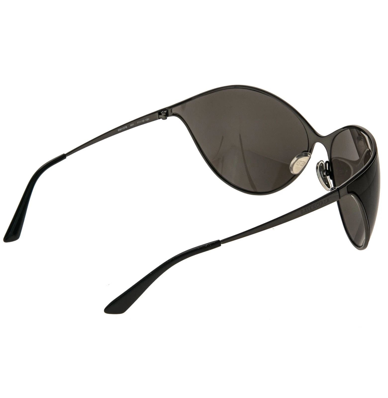 Balenciaga BALENCIAGA BB0137S VISION 0137 Black Fashion Futuristic 001 Size ONE SIZE - 2 Thumbnail