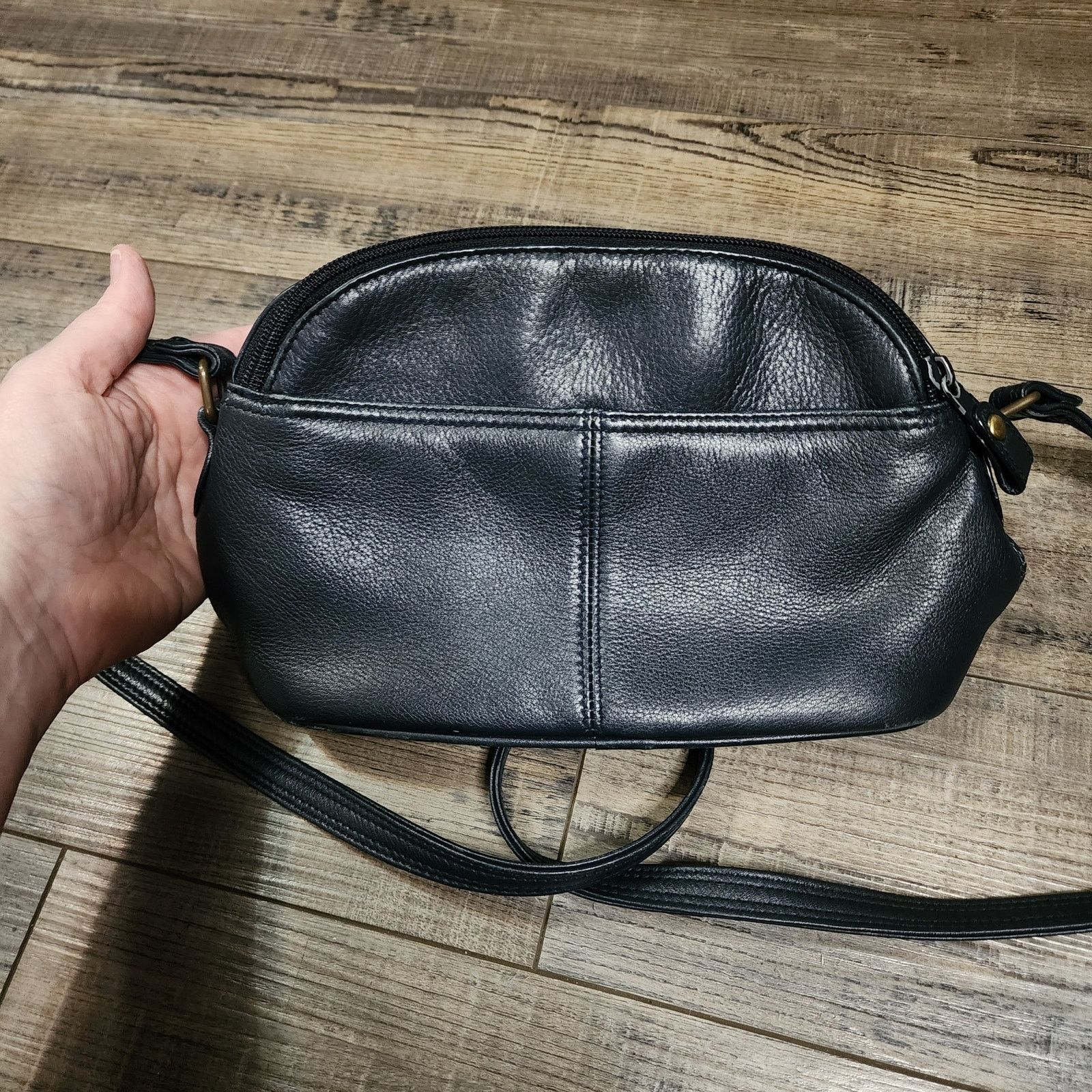 Etienne Aigner Vintage Etienne Aigner Small black leather Purse handbag 4a Size ONE SIZE - 5 Thumbnail