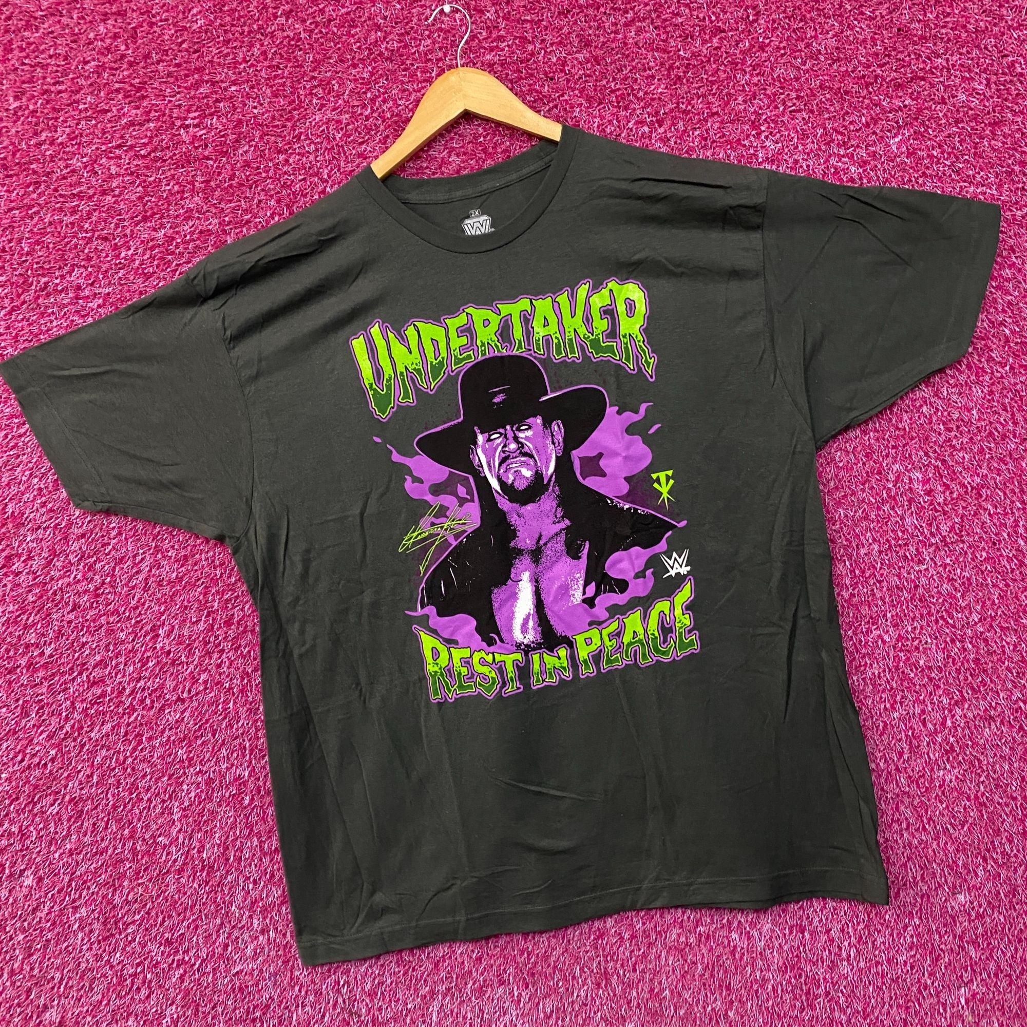 WWE WWE The Undertaker Rest in Peace T-Shirt 2X Size US XXL / EU 58 / 5 - 3 Thumbnail