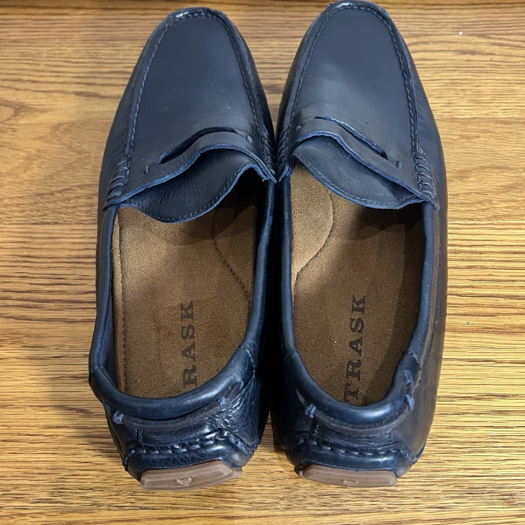 Penn H.S. Trask Dawson Penny Loafers Size 9.5 Blue Casual Slip-On Mens Size US 9.5 / EU 42-43 - 5 Thumbnail