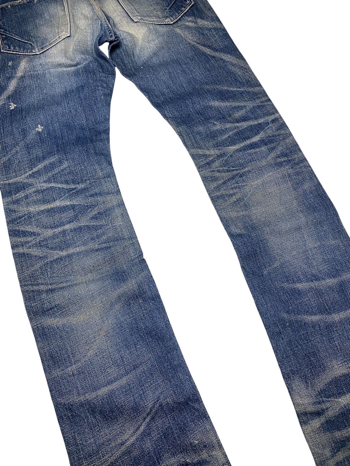 If Six Was Nine 2000's Gostar De Fuga Clawmark Seawash Selvedge Jeans Size US 29 - 9 Thumbnail