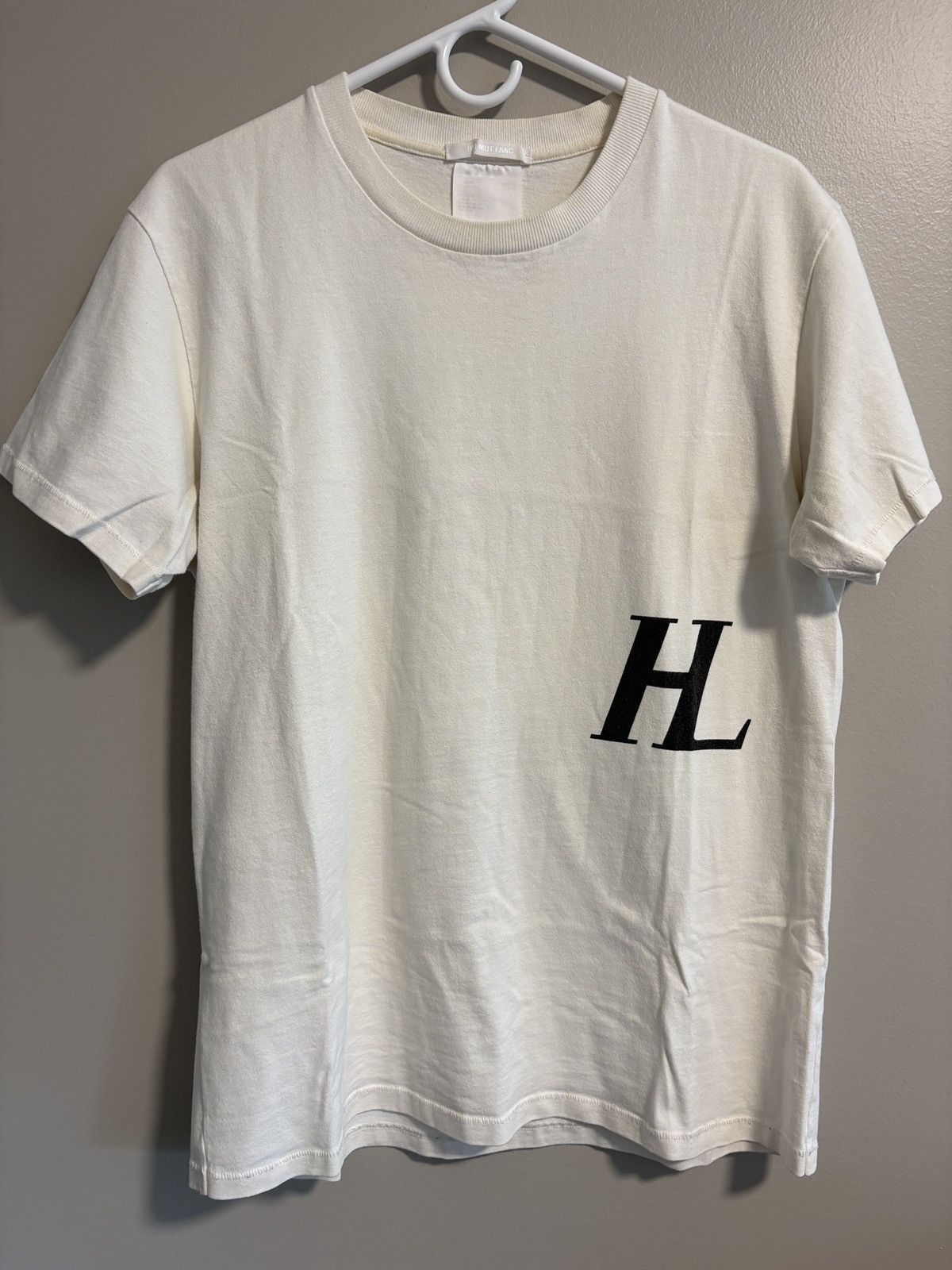 Helmut Lang Helmut Lang HL Logo Tee Shirt Size US M / EU 48-50 / 2 - 1 Thumbnail