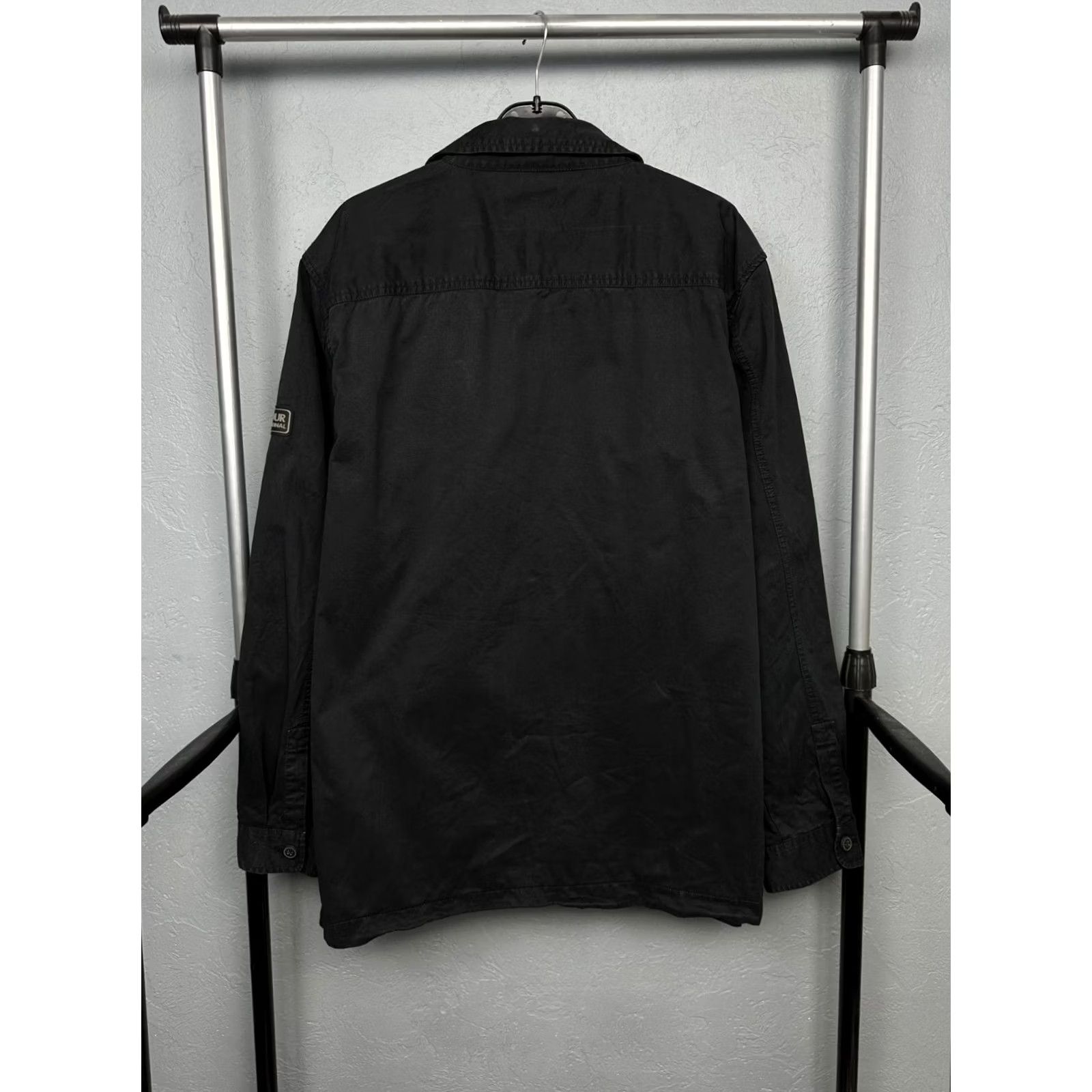 Barbour Barbour International Mens Overshirt Jacket XXL Barbour External Shell Cotton Black 2XL Jacket Mens Size US XXL / EU 58 / 5 - 6 Thumbnail