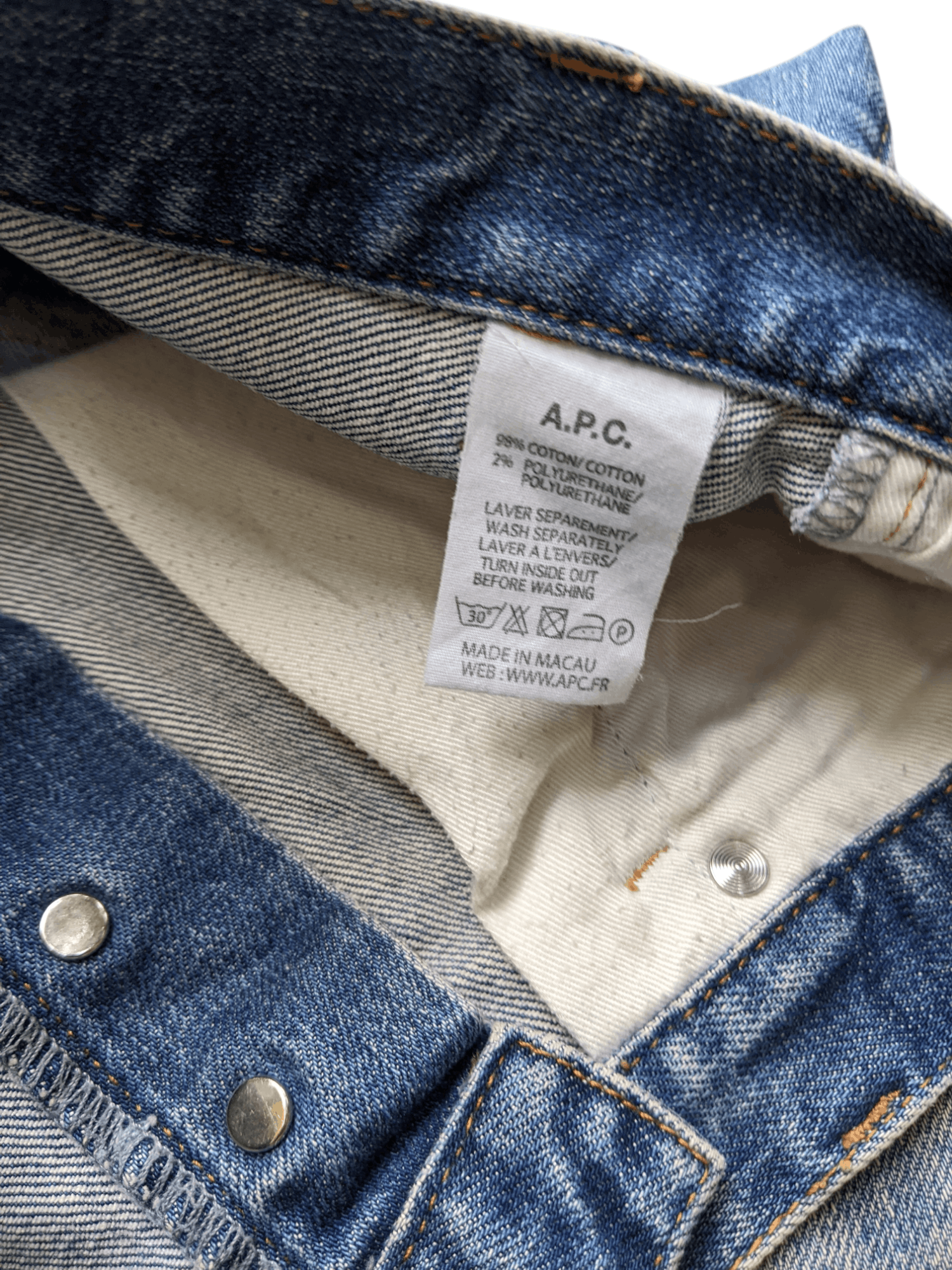 A.P.C. A. P. C Washed Jeans Size US 30 / EU 46 - 7 Thumbnail