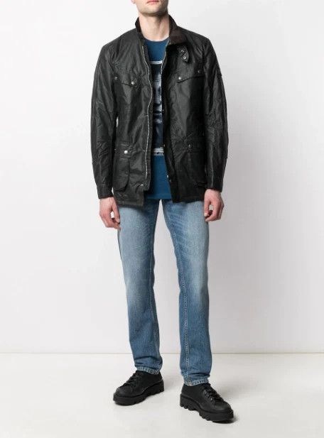 Barbour SAGE ~ Barbour Men's International Tourer Duke Jacket Size US S / EU 44-46 / 1 - 9 Thumbnail