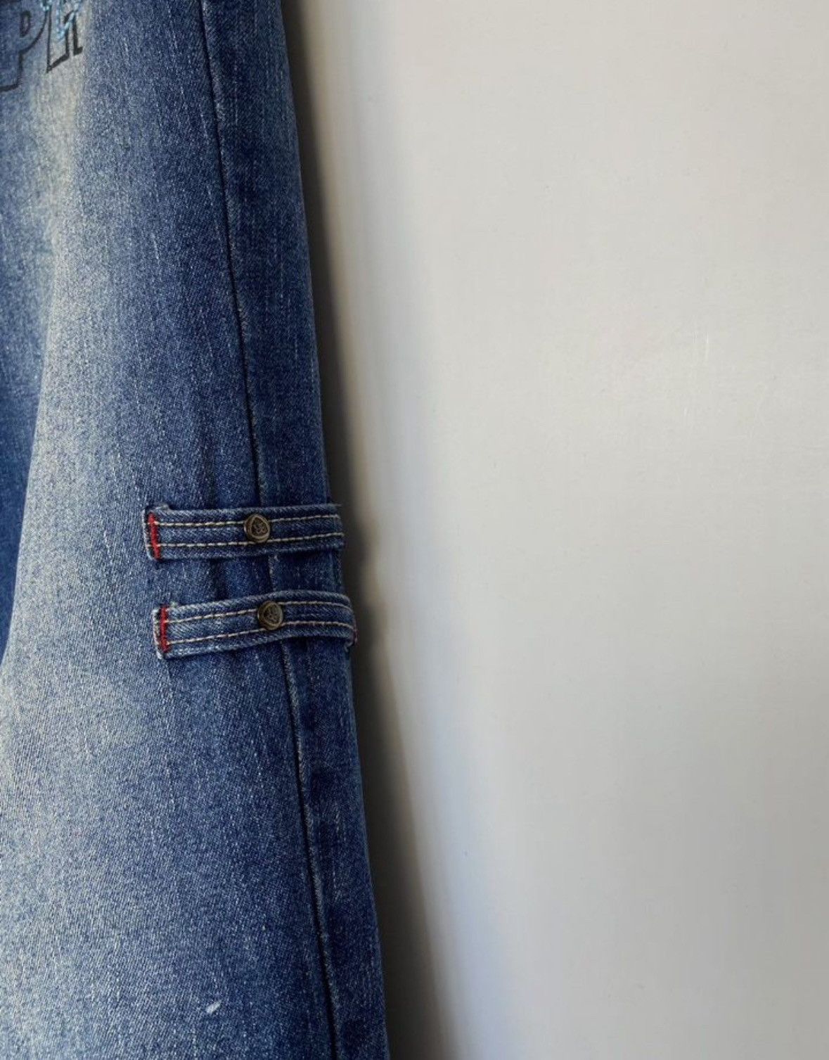 Vintage 32x32 Raw Blue Rap Jeans Size US 32 / EU 48 - 5 Thumbnail