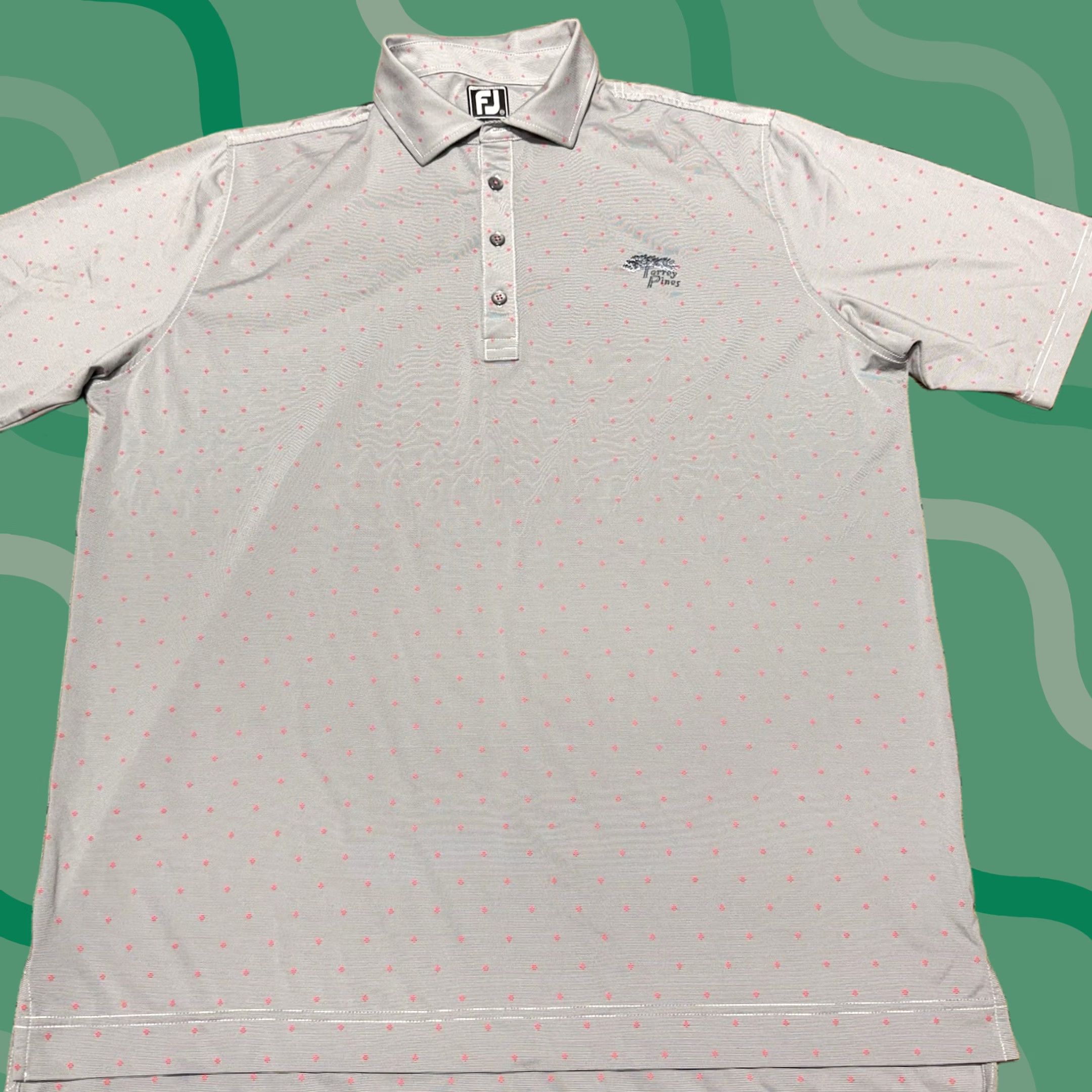 Footjoy FootJoy Polo Shirt Mens 2XL Gray Torrey Pines Golf Club Stretch Lightweight Size US XXL / EU 58 / 5 - 1 Thumbnail