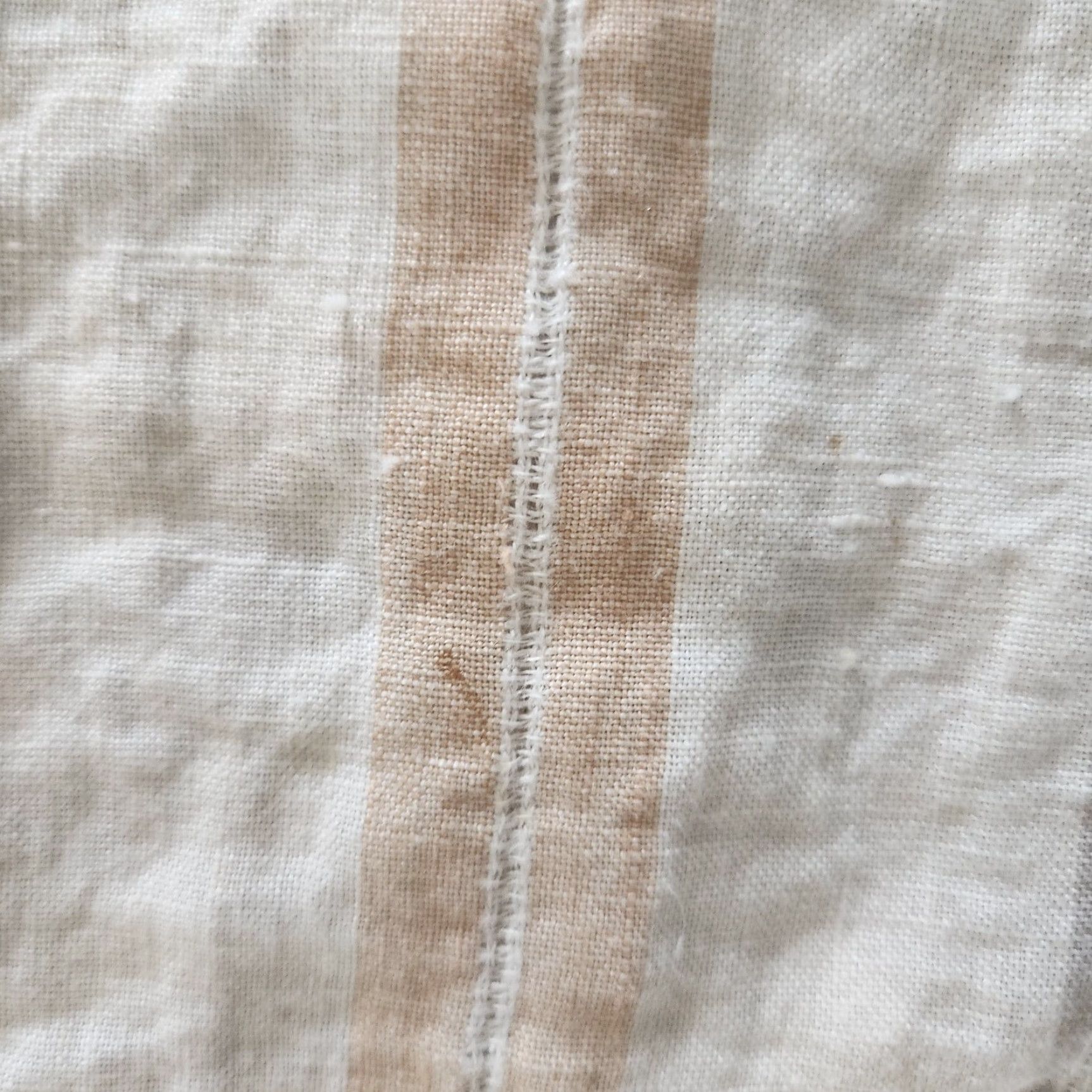 Vintage VINTAGE Bruno Beige Striped Linen Blend Shirt Button Up Collared Shirt Men's XL Regular Beige Striped Linen Blend Shirt Size US XL / EU 56 / 4 - 6 Thumbnail