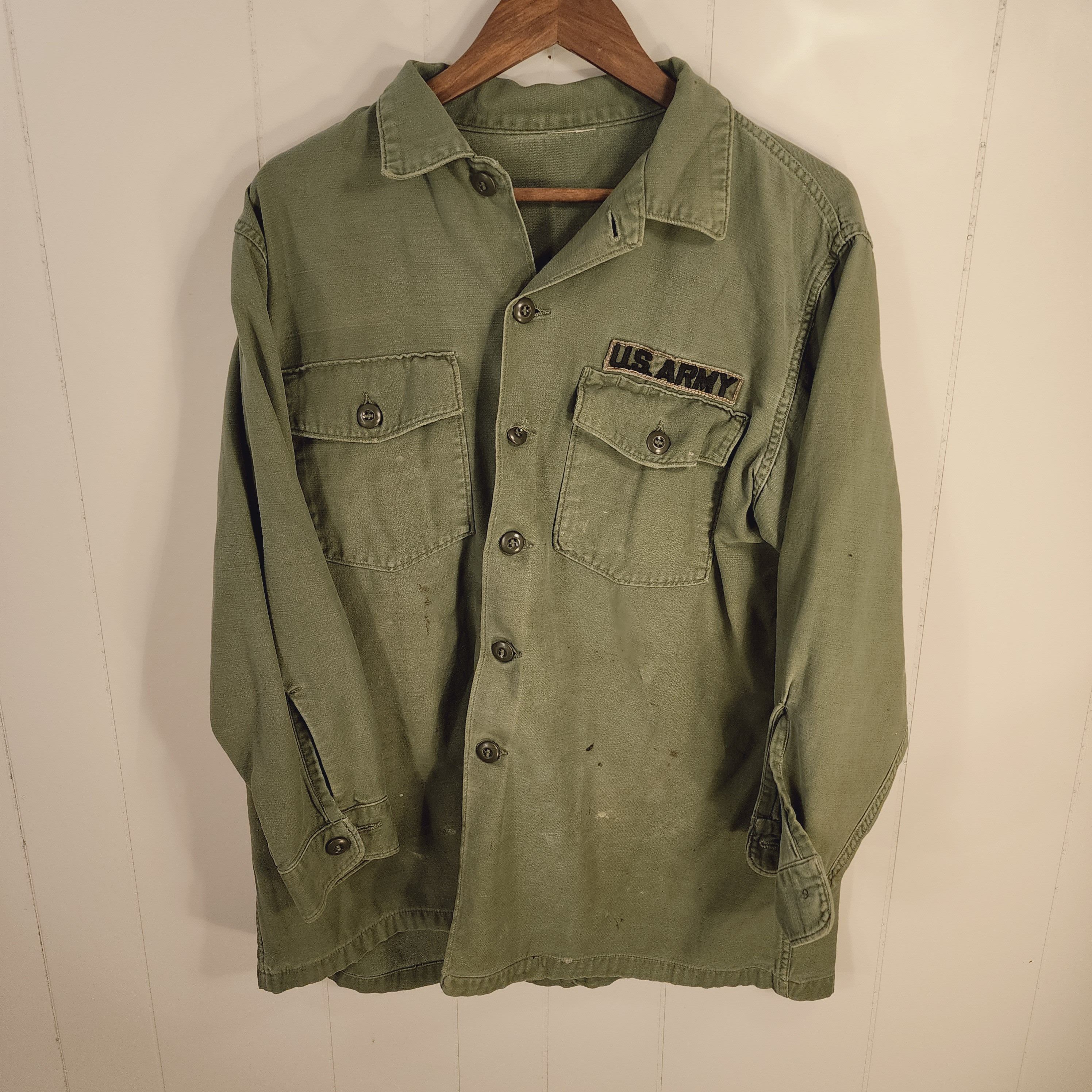 Vintage Vintage Vietnam Era Distressed Army Fatigue Size US M / EU 48-50 / 2 - 1 Thumbnail
