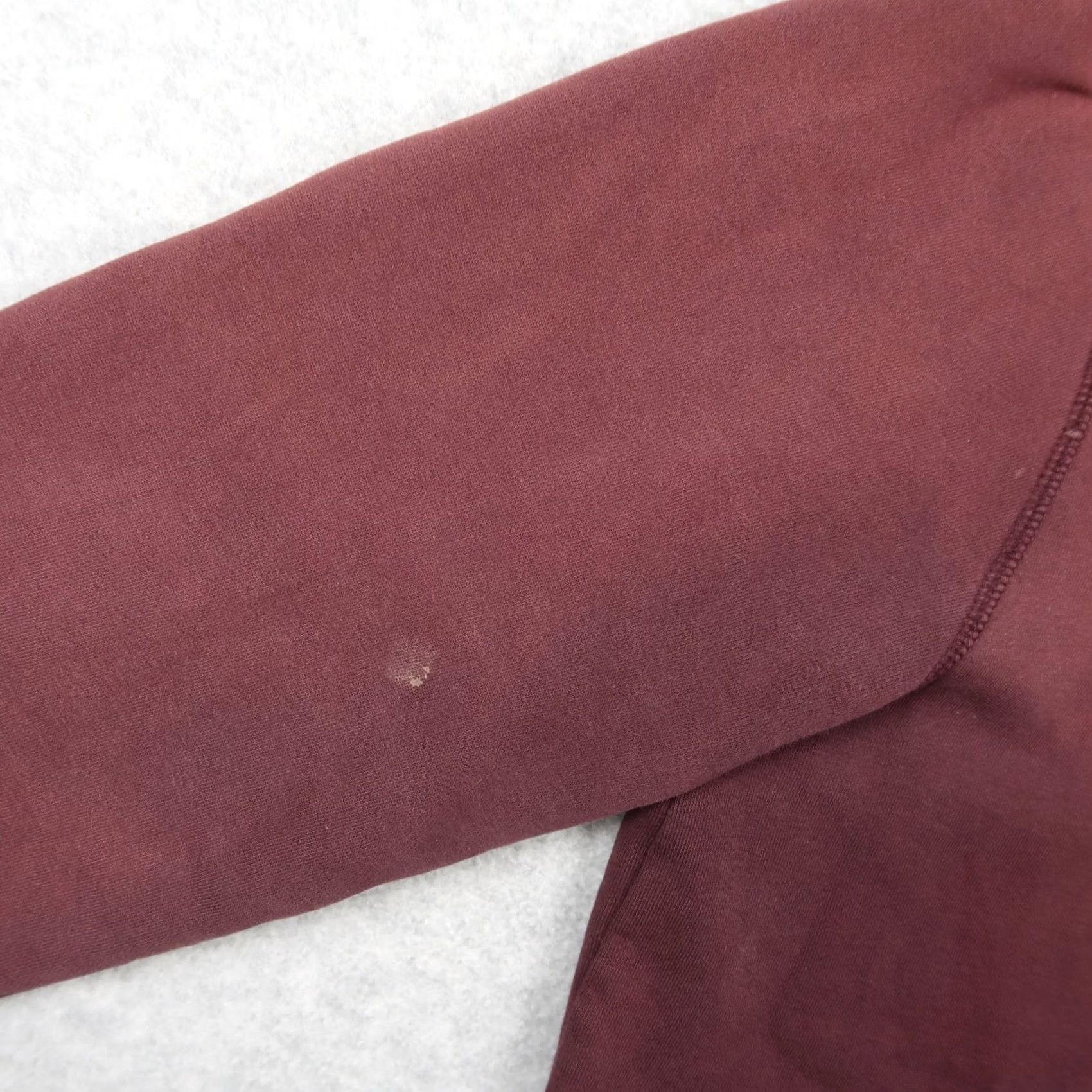 Hurley Vintage Hurley Hoodie Mens L Burgundy Zip Up Sweatshirt 90s Grunge Retro Full Zip Lined Skate Y2K Hoodie Size US L / EU 52-54 / 3 - 6 Thumbnail
